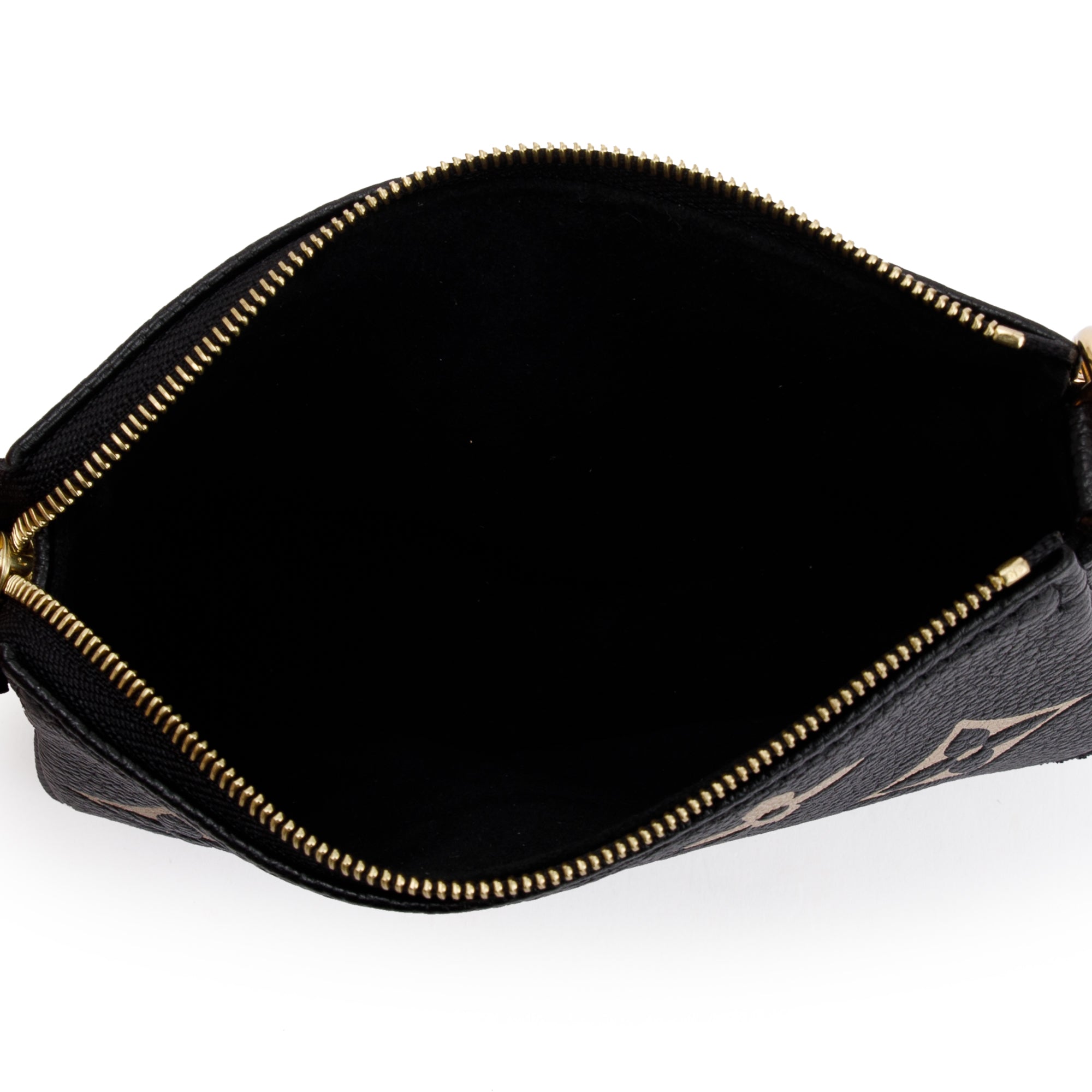 Louis Vuitton 2023 Bicolor Monogram Empreinte Leather Mini Pochette Accessories w/ Box