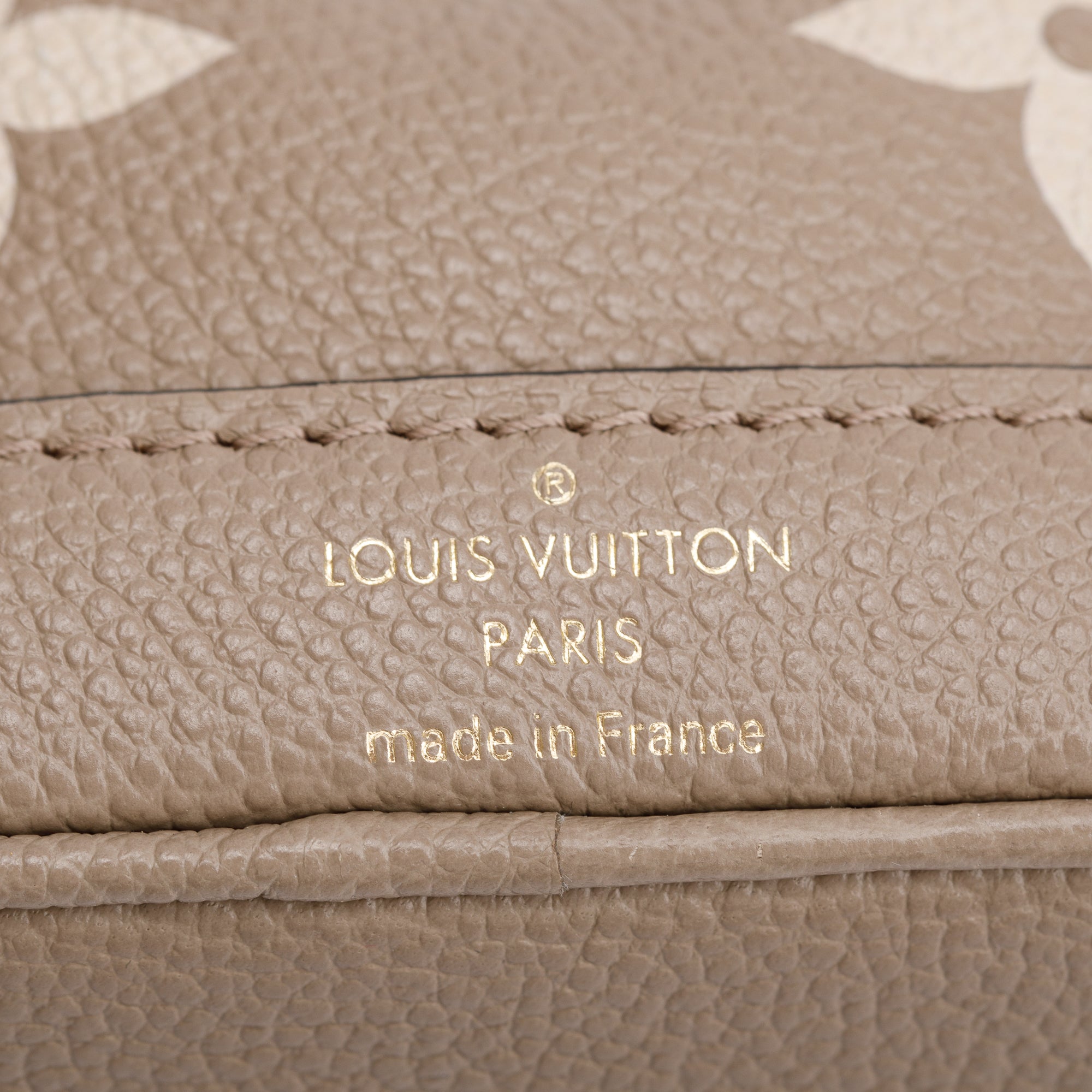 Louis Vuitton 2023 Bicolor Monogram Empreinte Nano Noe w/ Strap, Box & Receipt