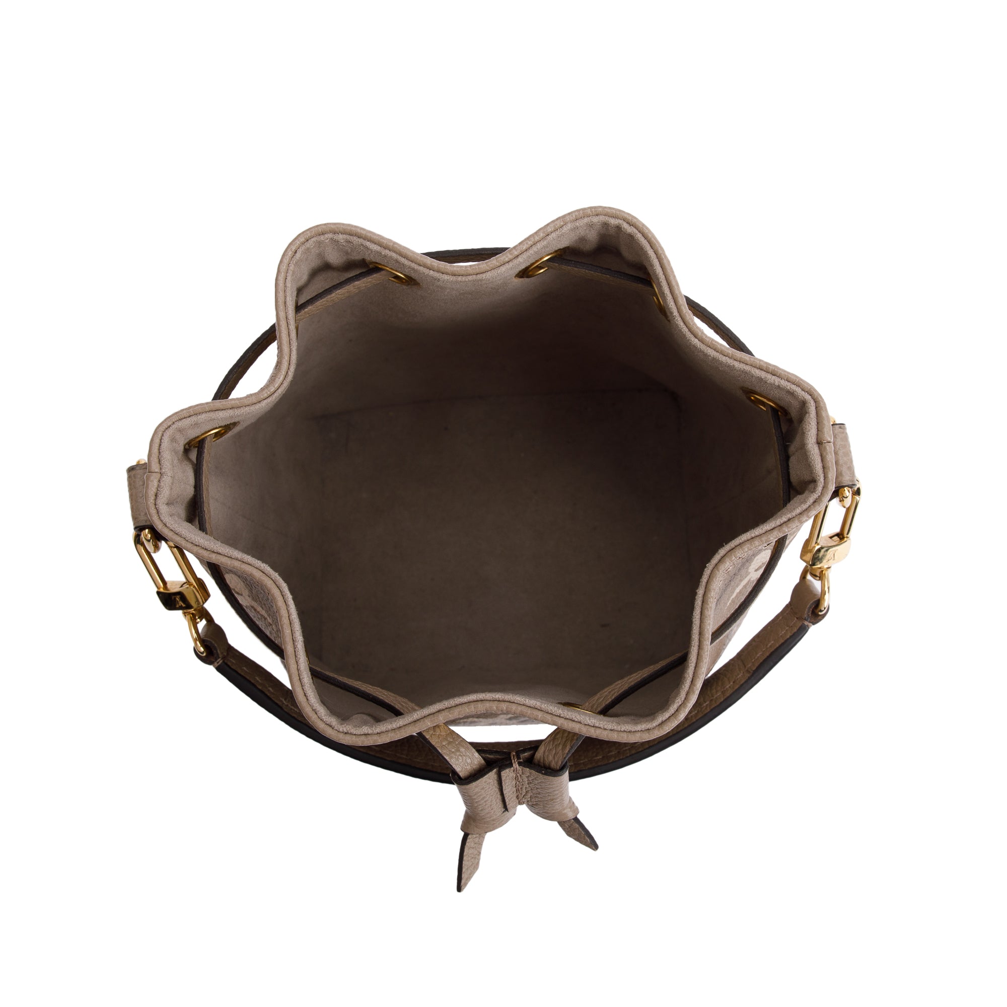 Louis Vuitton 2023 Bicolor Monogram Empreinte Nano Noe w/ Strap, Box & Receipt