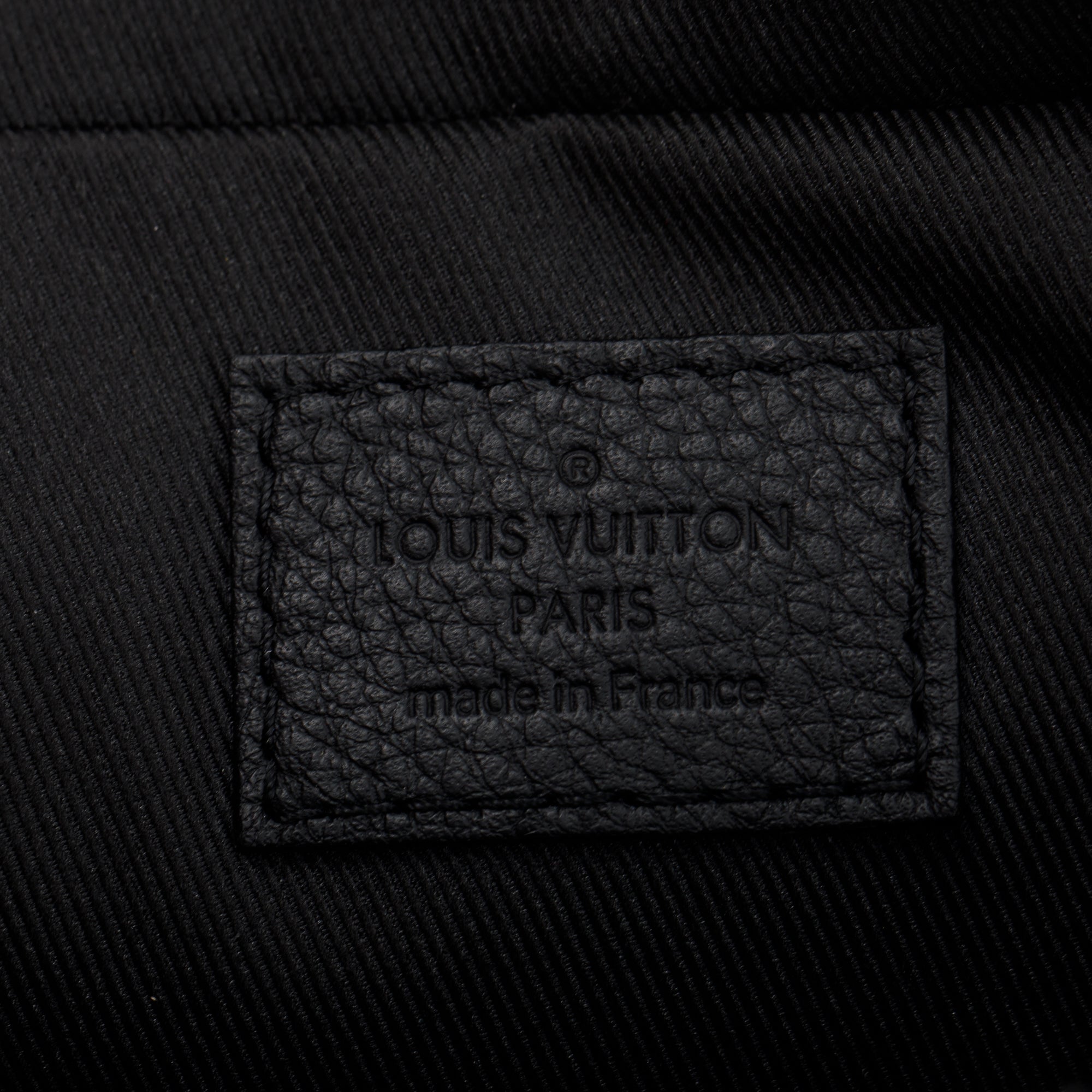 Louis Vuitton 2023 Black Calfskin Leather Monogram Shadow Trio Messenger w/ Box & Receipt