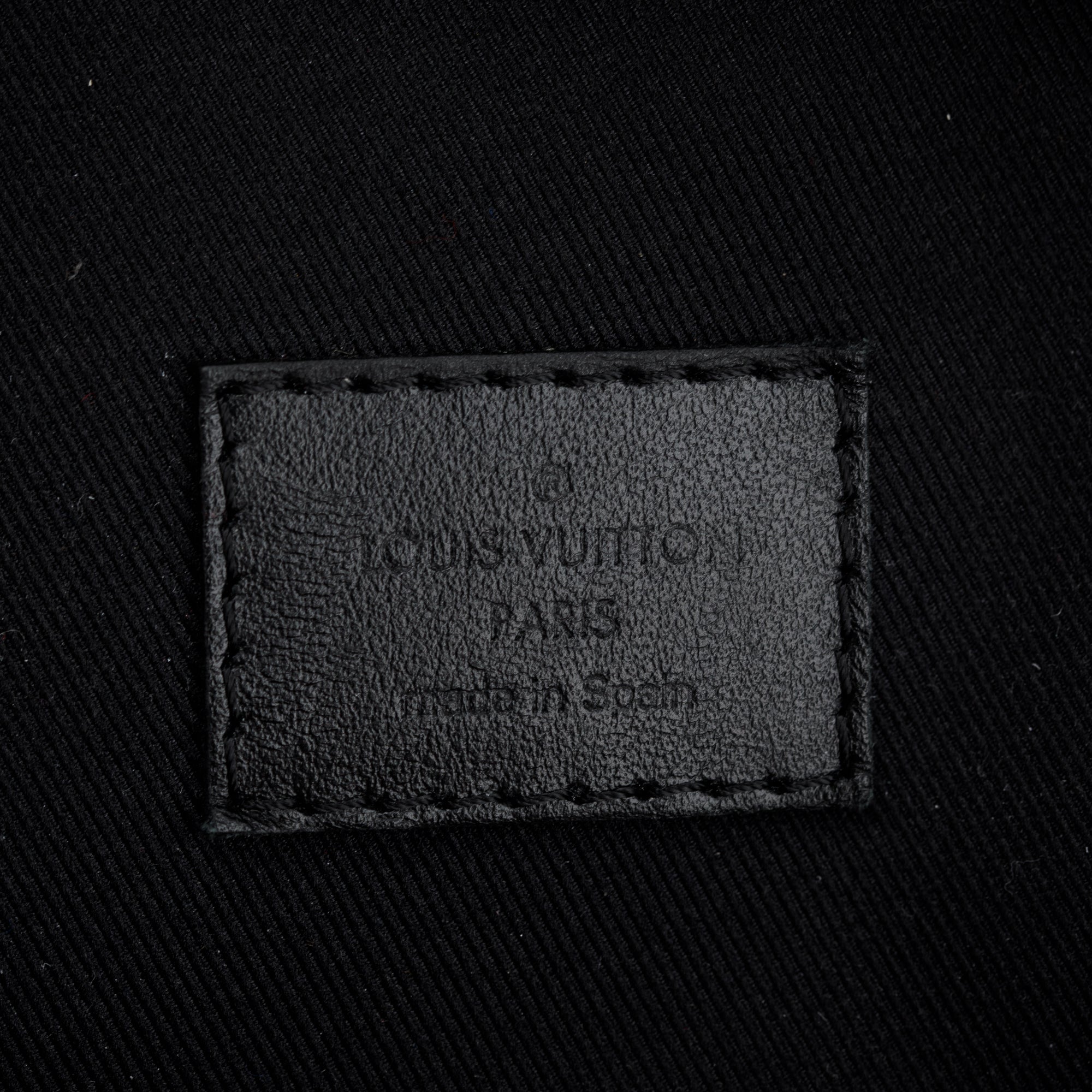 Louis Vuitton 2023 Black Monogram Eclipse Discovery Bumbag PM w/ Box & Receipt