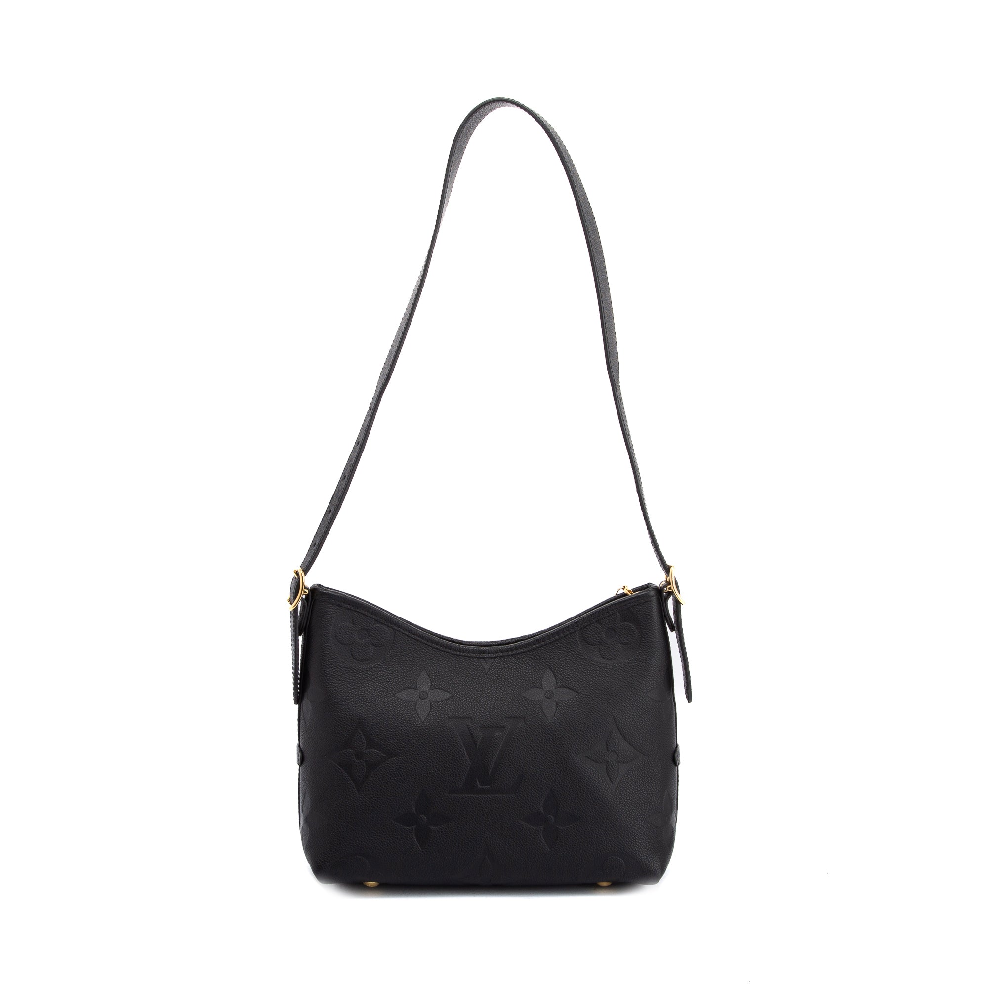 Louis Vuitton 2023 Black Monogram Empreinte CarryAll PM w/ Box