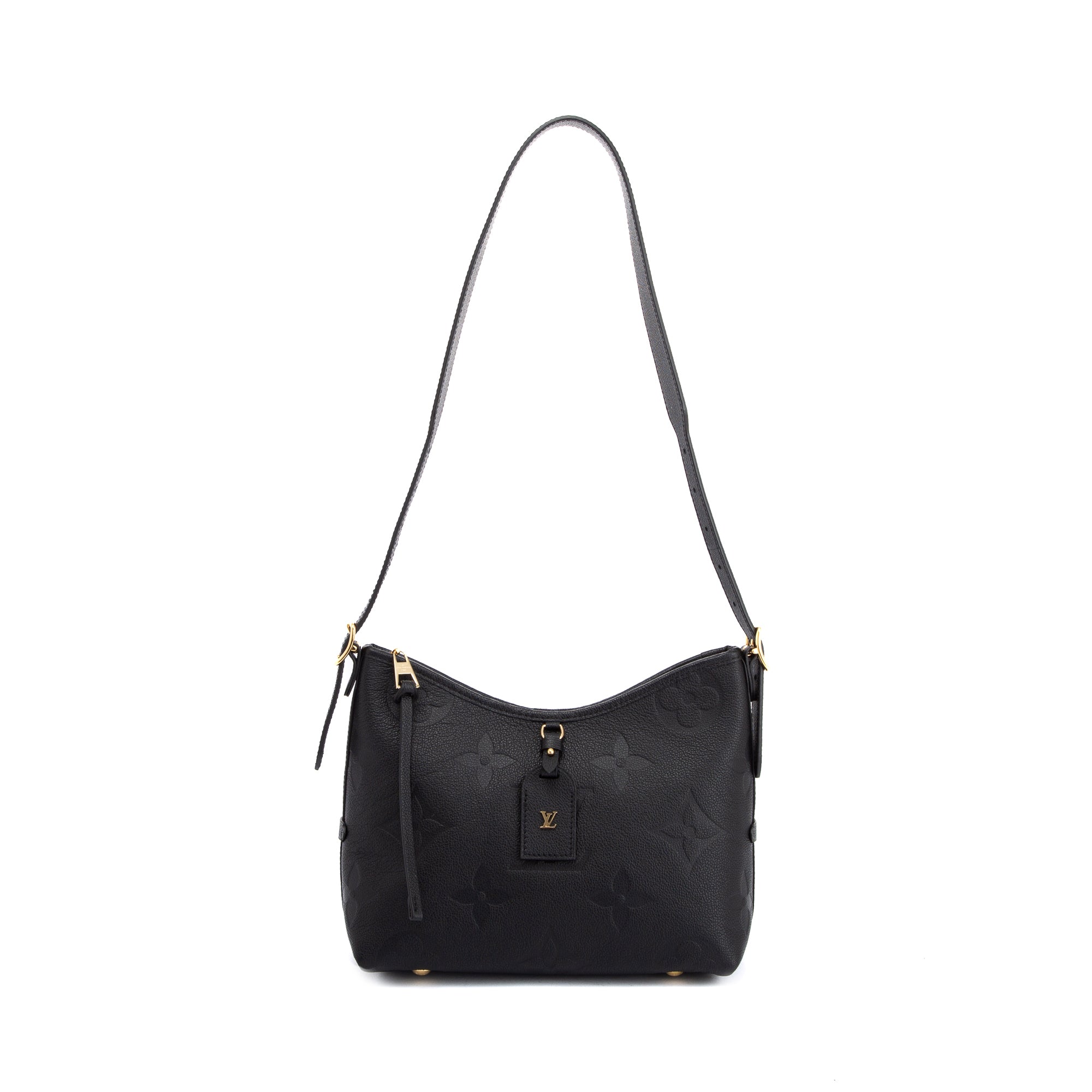 Louis Vuitton 2023 Black Monogram Empreinte CarryAll PM w/ Box