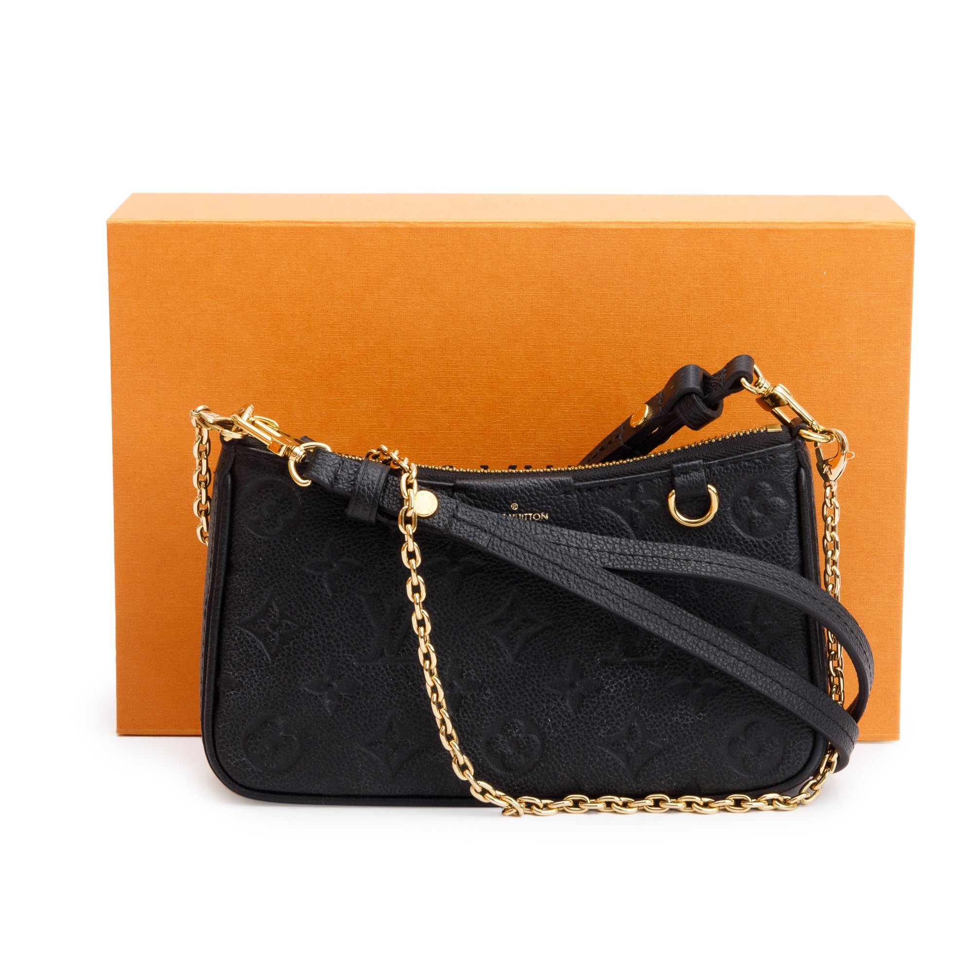 Louis Vuitton 2023 Black Monogram Empreinte Easy Pouch w/ Box & Receipt