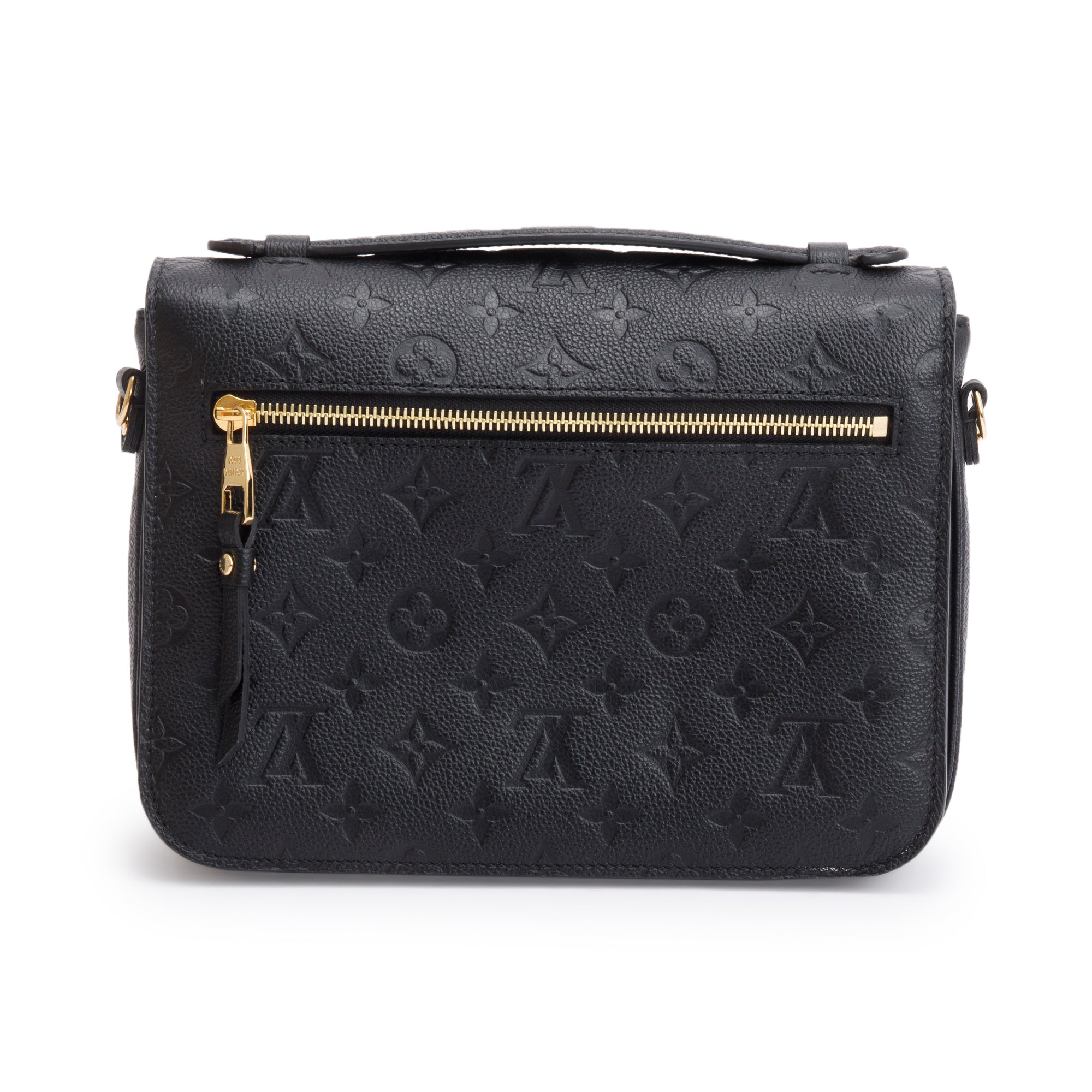 Louis Vuitton 2023 Black Monogram Empreinte Leather Pochette Metis w/ Box & Receipt