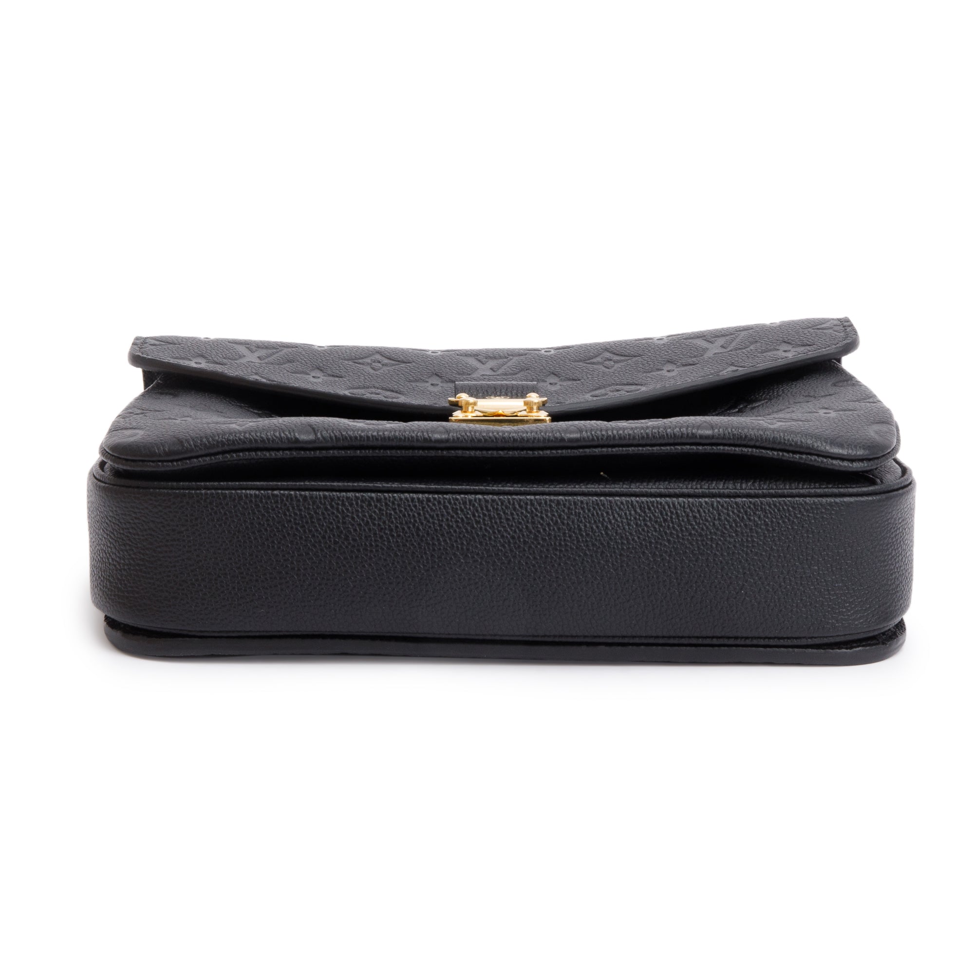 Louis Vuitton 2023 Black Monogram Empreinte Leather Pochette Metis w/ Box & Receipt