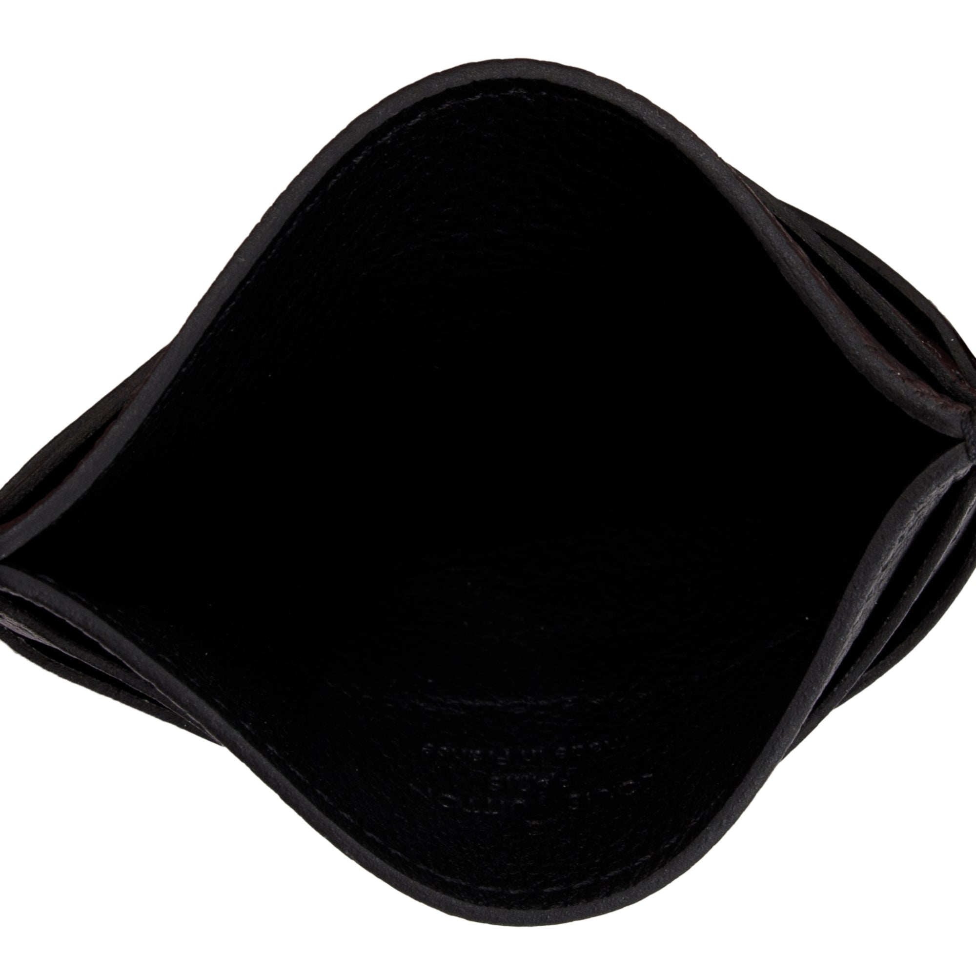 Louis Vuitton 2023 Black Monogram Shadow Calf Leather Double Card Holder w/ Box & Receipt