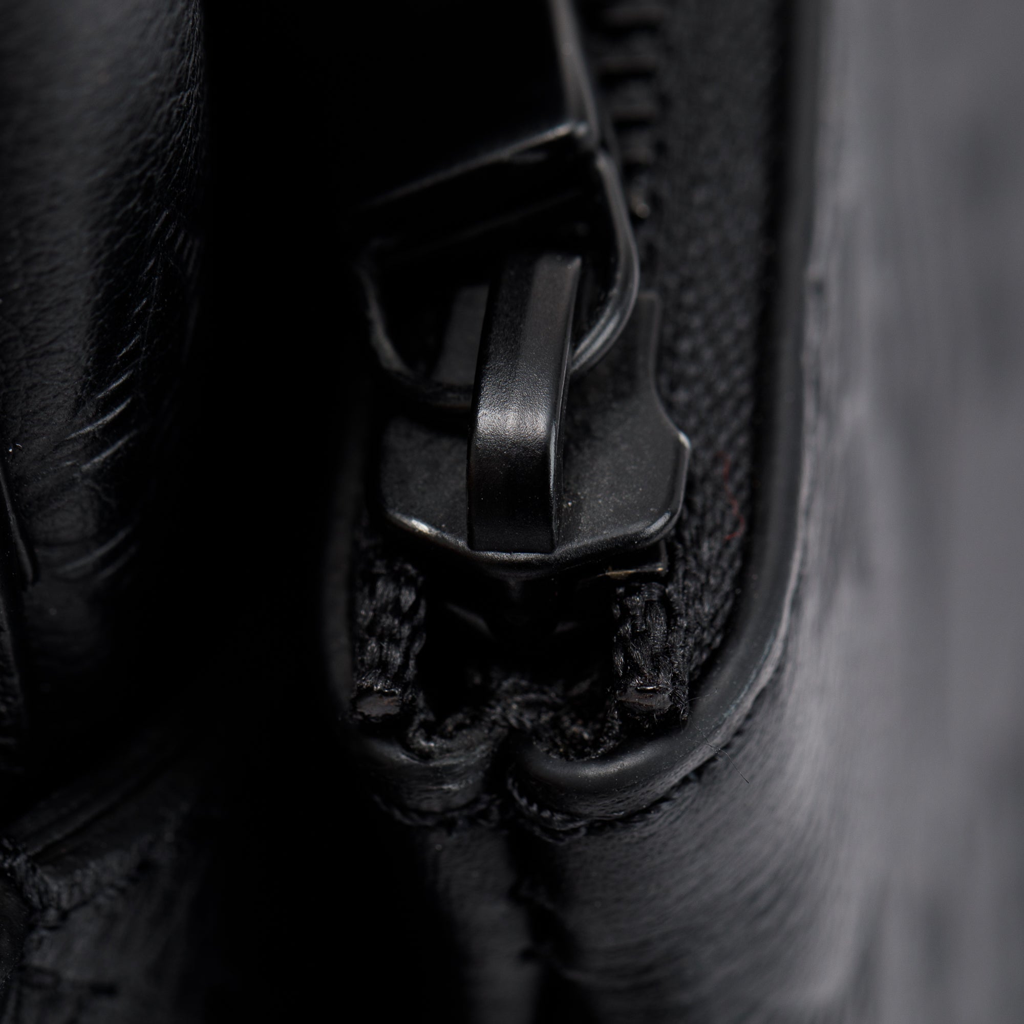 Louis Vuitton 2023 Black Monogram Shadow Embossed Calfskin Leather Trio Messenger Bag w/ Box