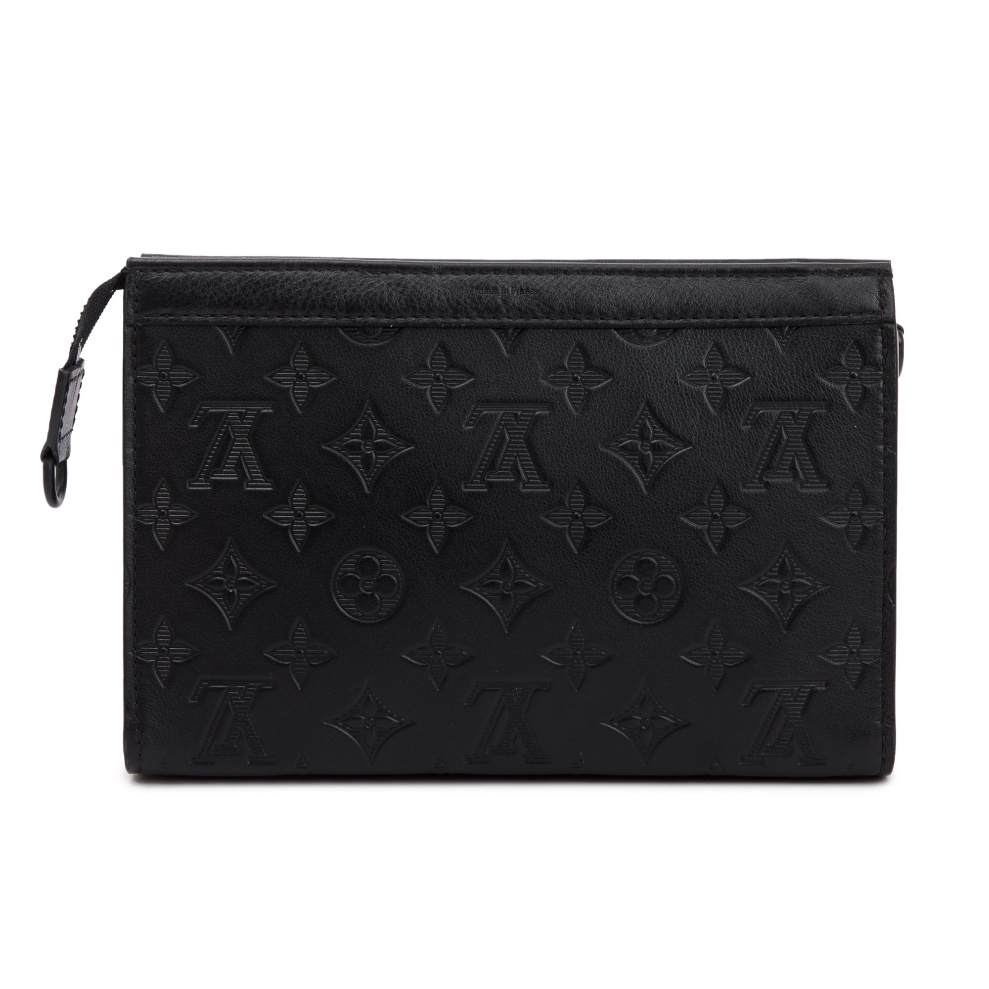 Louis Vuitton 2023 Black Monogram Shadow Gaston Wearable Wallet w/ Box