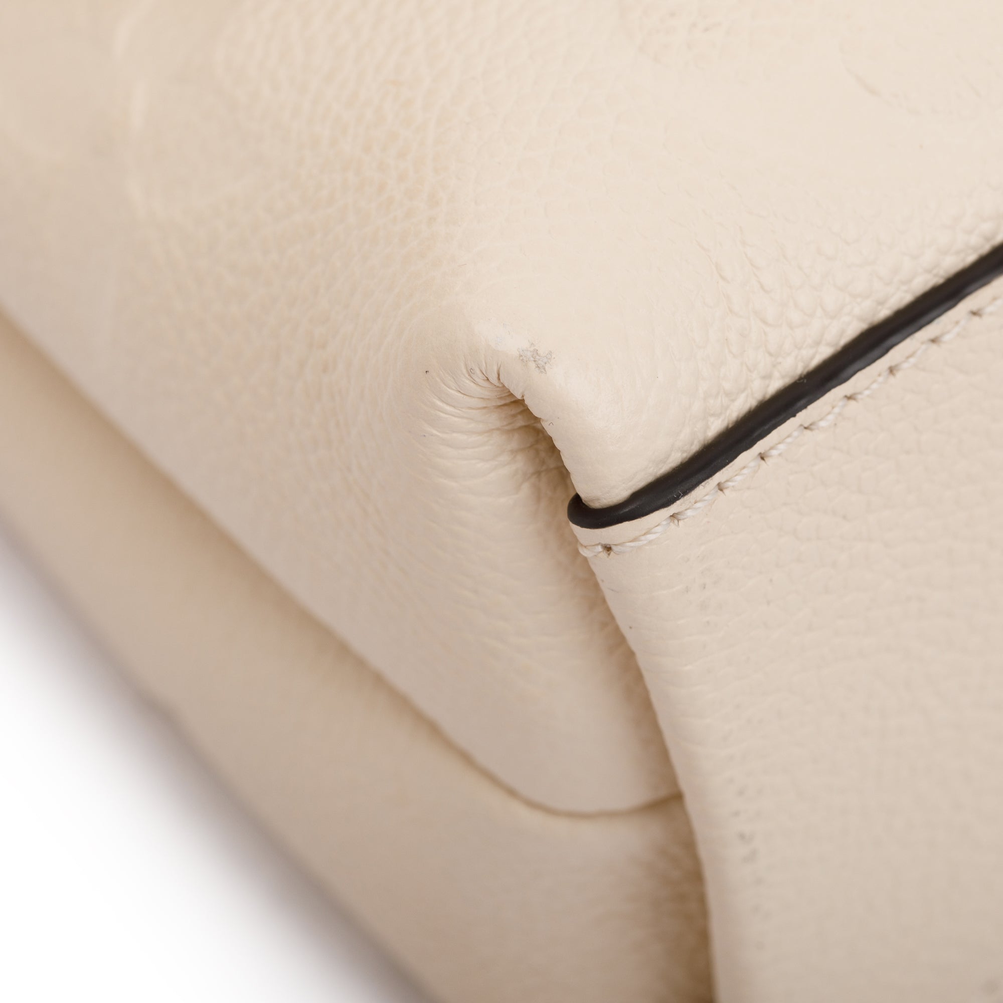 Louis Vuitton 2023 Creme Monogram Empreinte Leather Madeleine BB w/ Strap, Box & Receipt