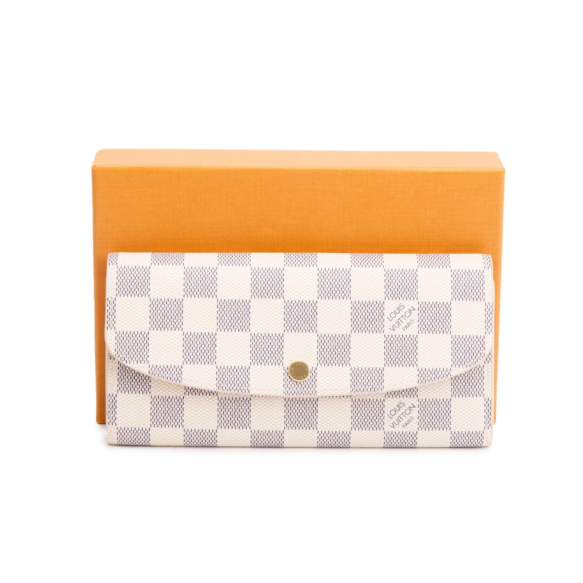 Louis Vuitton 2023 Damier Azur Emilie Wallet w/ Box