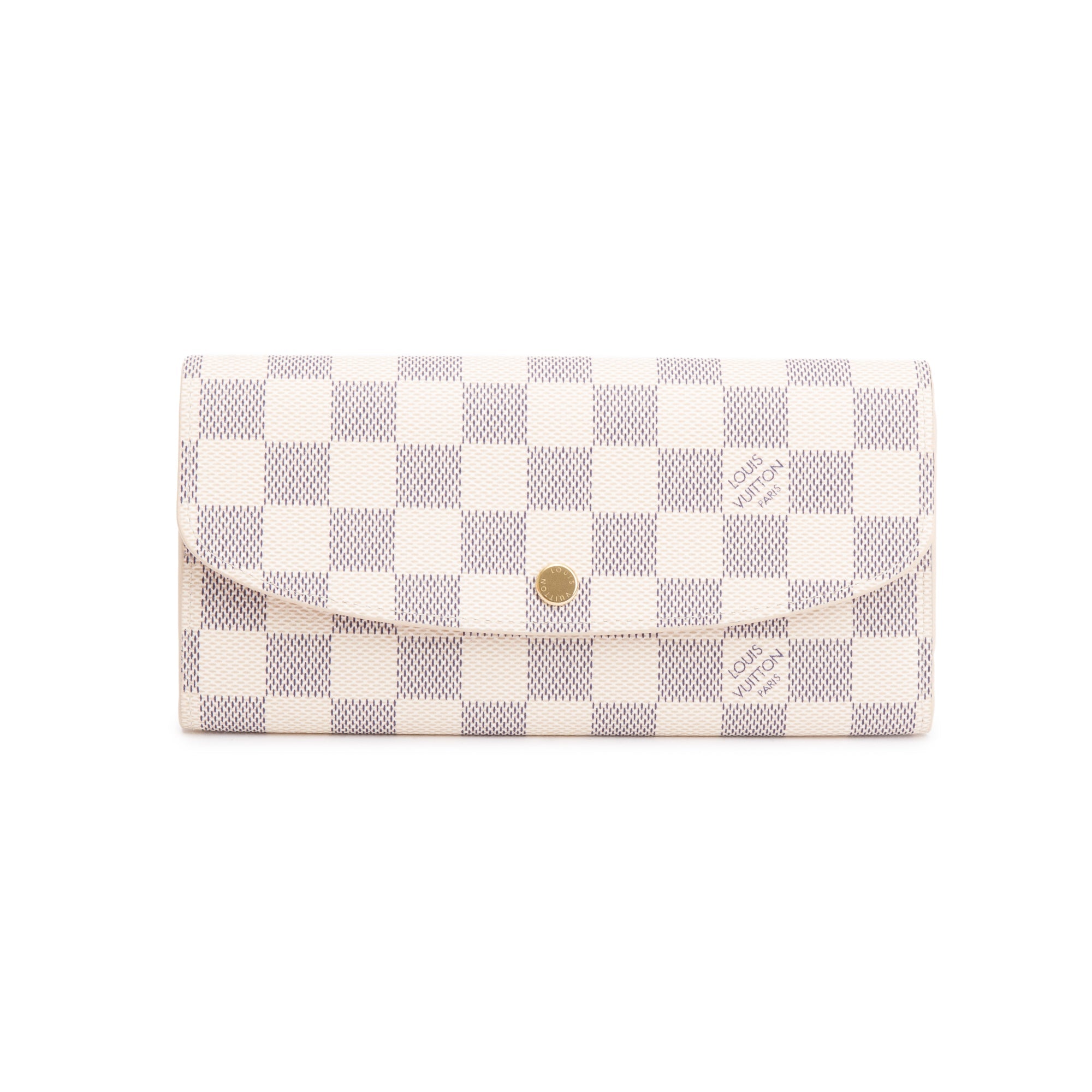 Louis Vuitton 2023 Damier Azur Emilie Wallet w/ Box