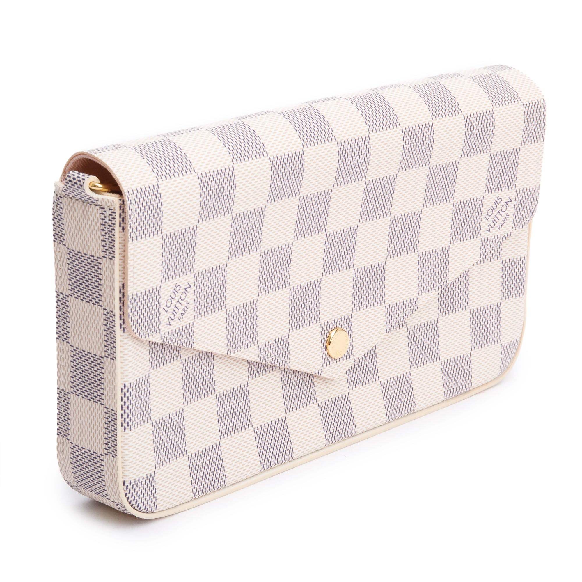 Louis Vuitton 2023 Damier Azur Felicie Pochette w/ Box & Receipt