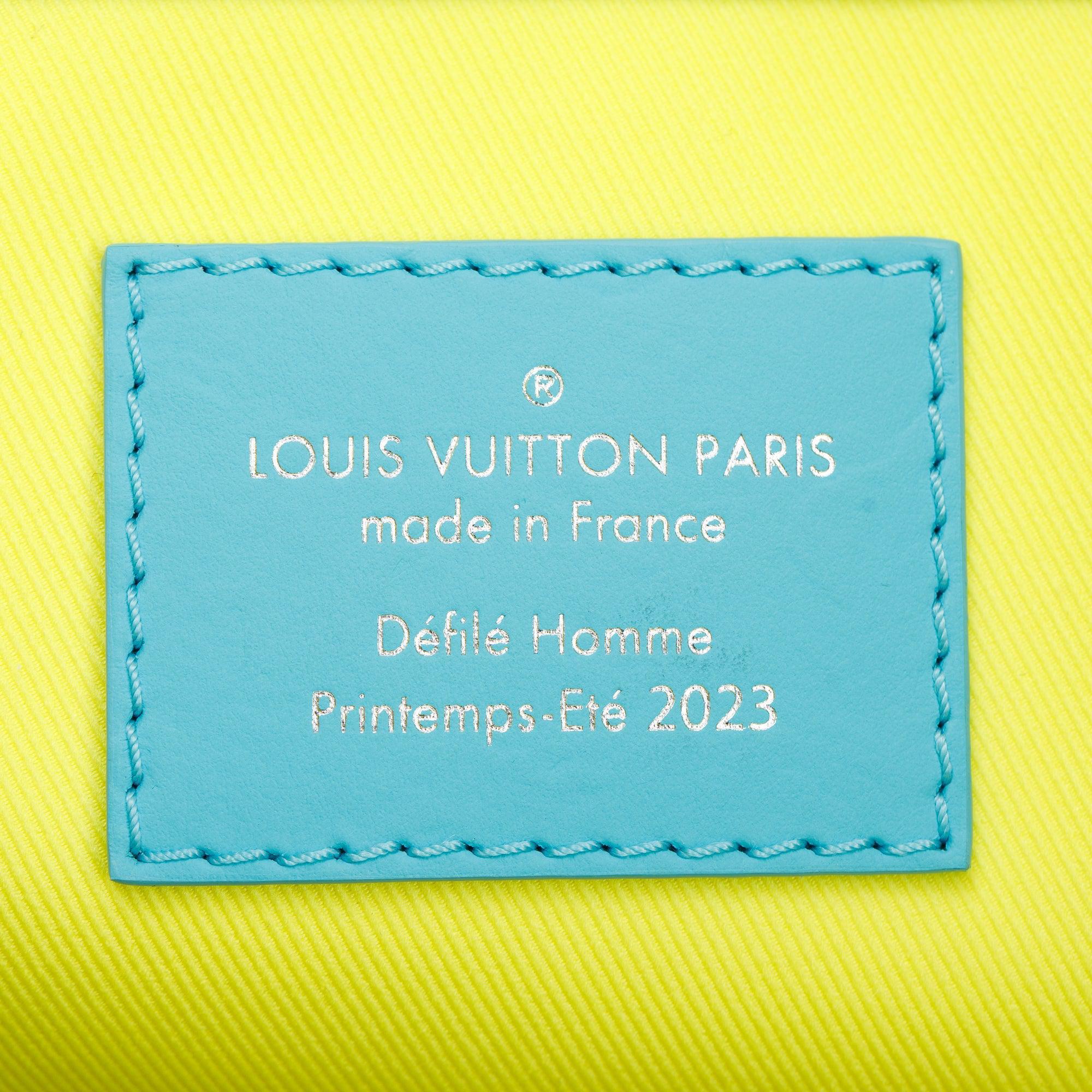 Louis Vuitton 2023 Lime Monogram Playground Keepall Bandouliere 50