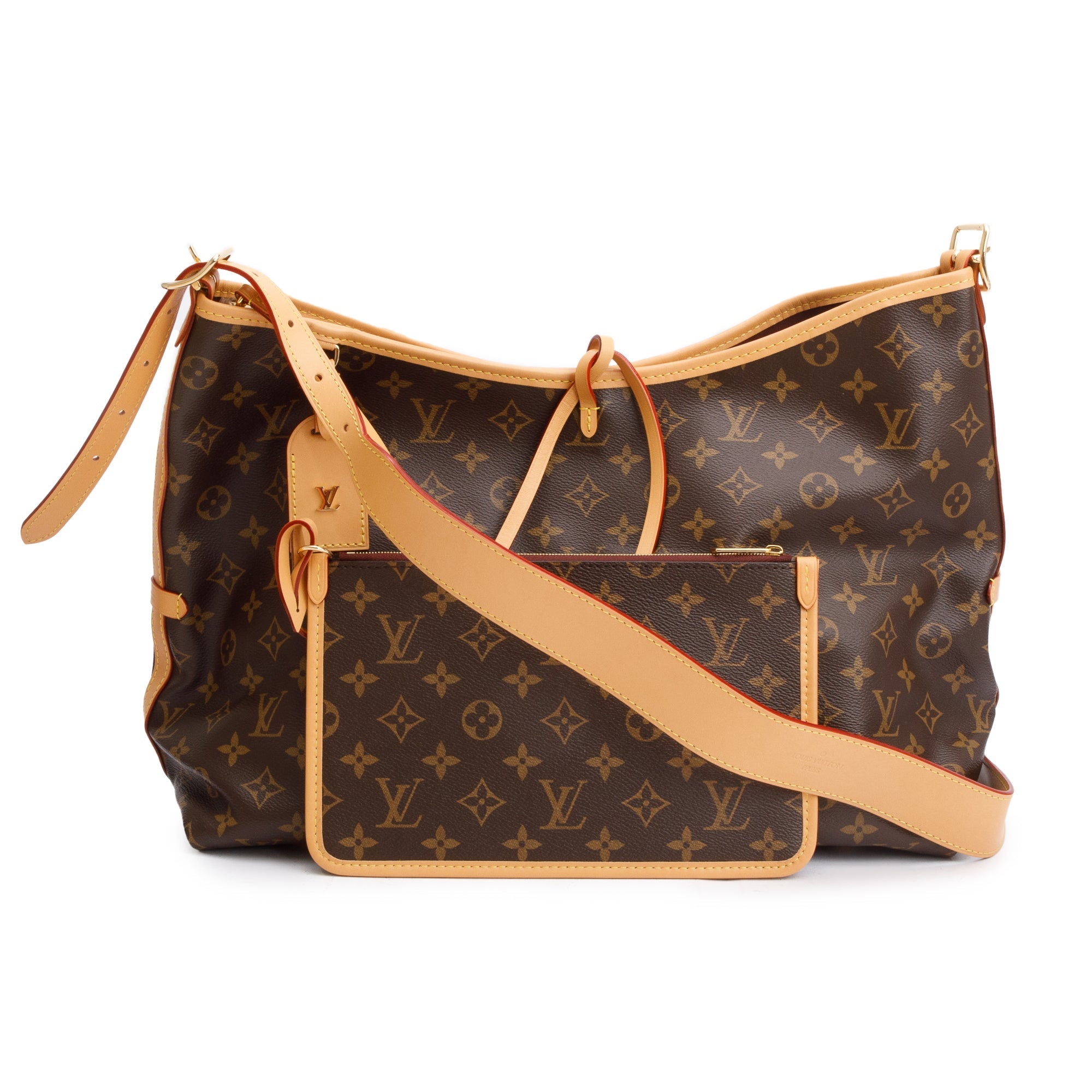 Louis Vuitton 2023 Monogram CarryAll MM w/ Pouch & Receipt