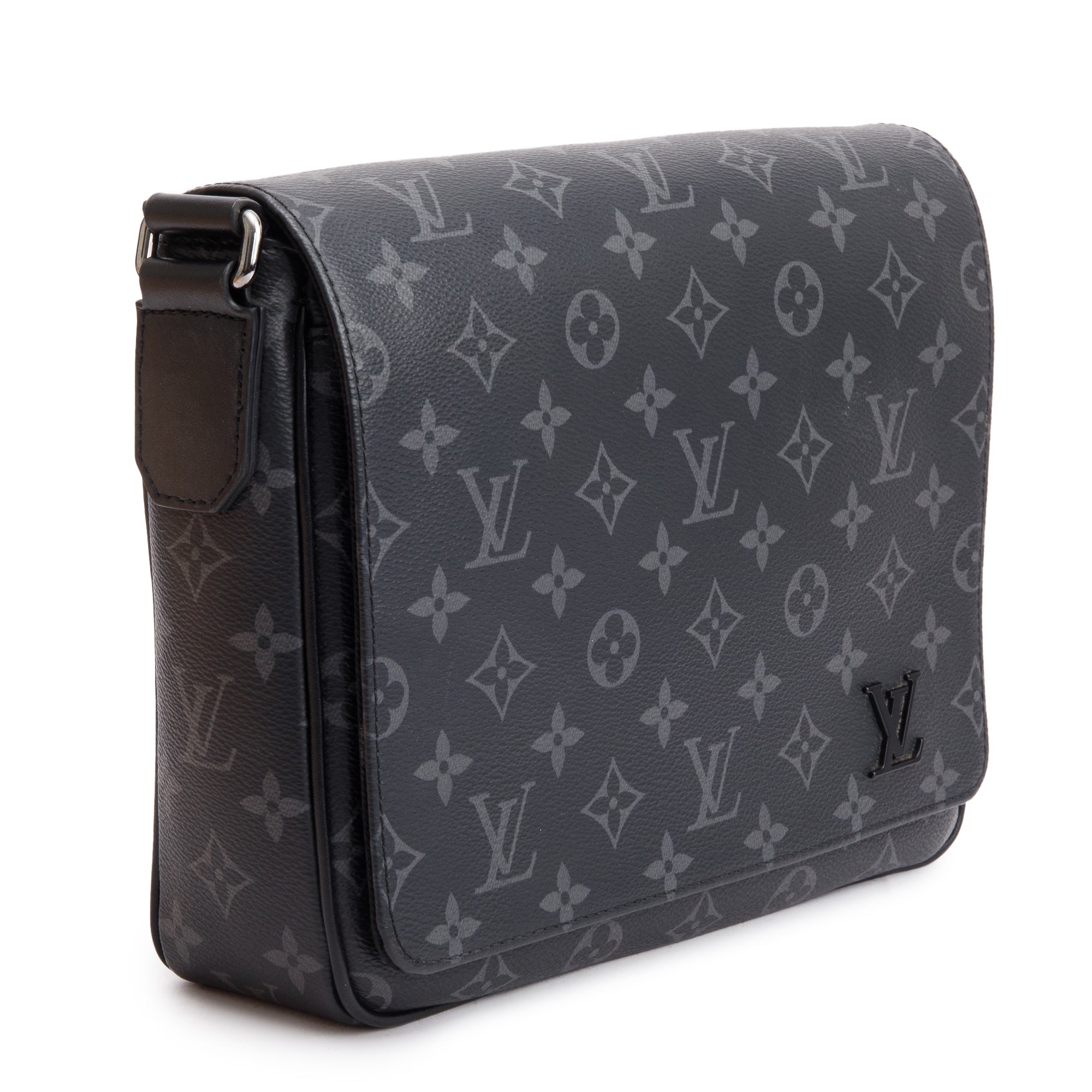 Louis Vuitton 2023 Monogram Eclipse District PM Bag w/ Box
