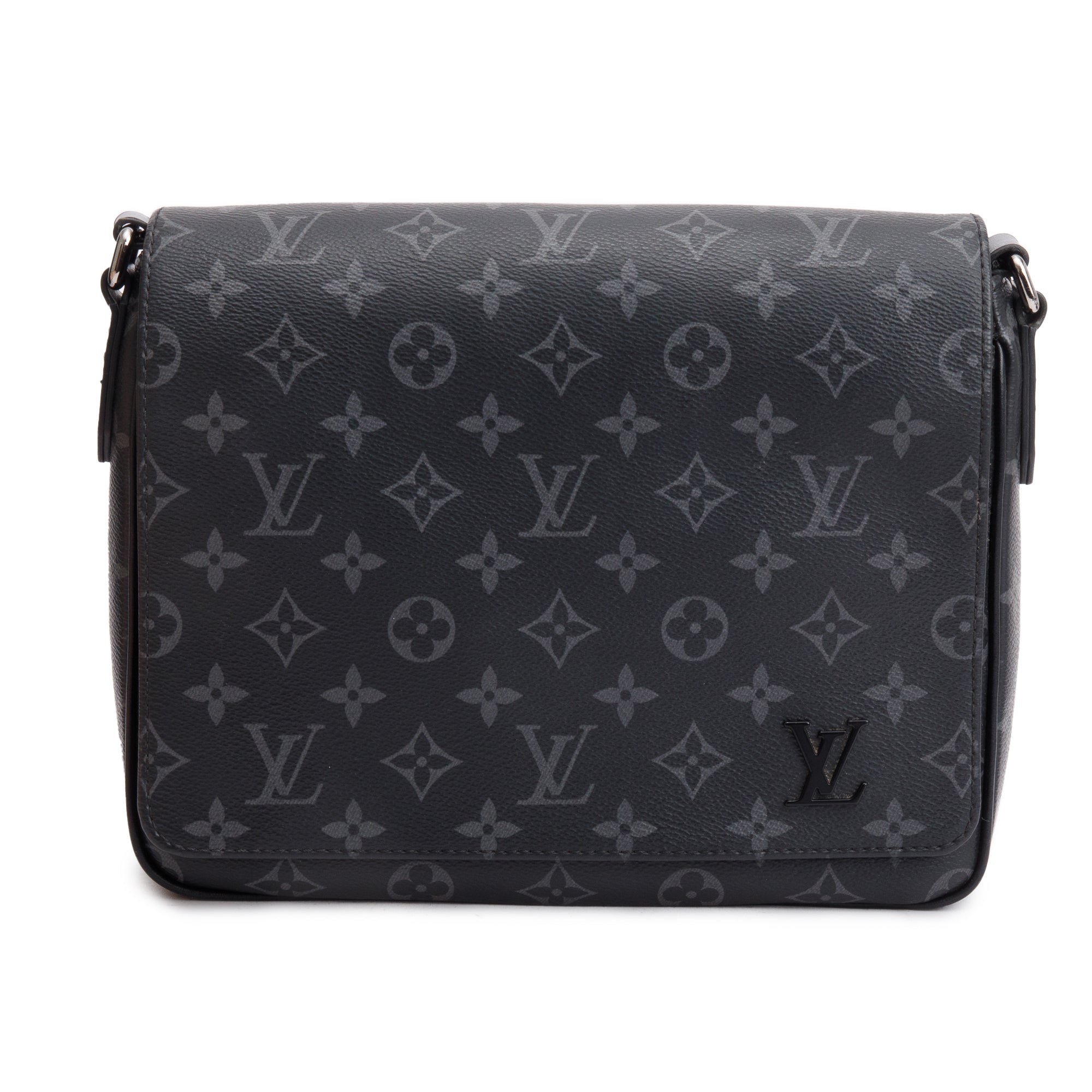 Louis Vuitton 2023 Monogram Eclipse District PM Bag w/ Box