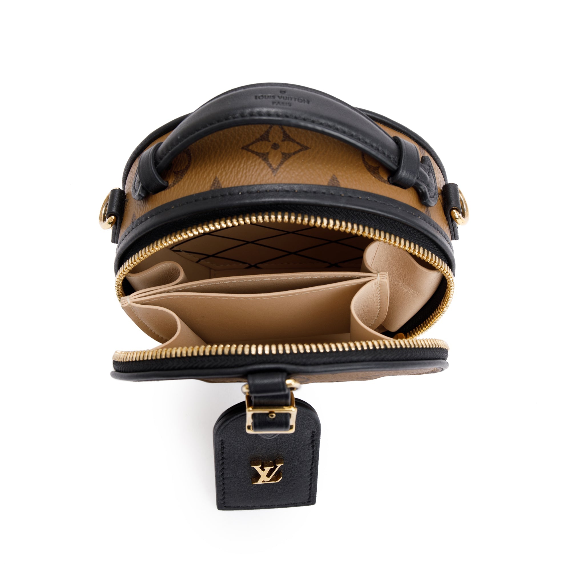 Louis Vuitton 2023 Monogram Reverse Mini Boite Chapeau w/ Strap