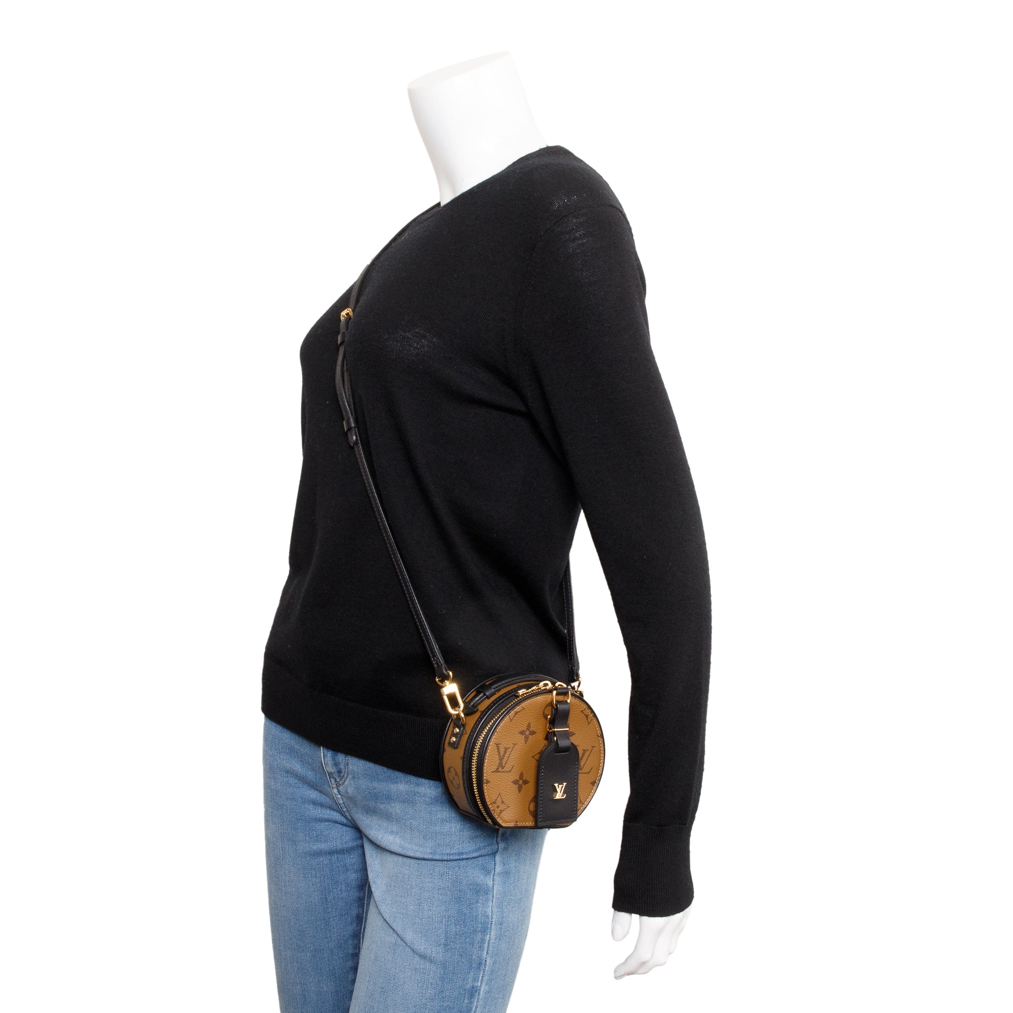 Louis Vuitton 2023 Monogram Reverse Mini Boite Chapeau w/ Strap