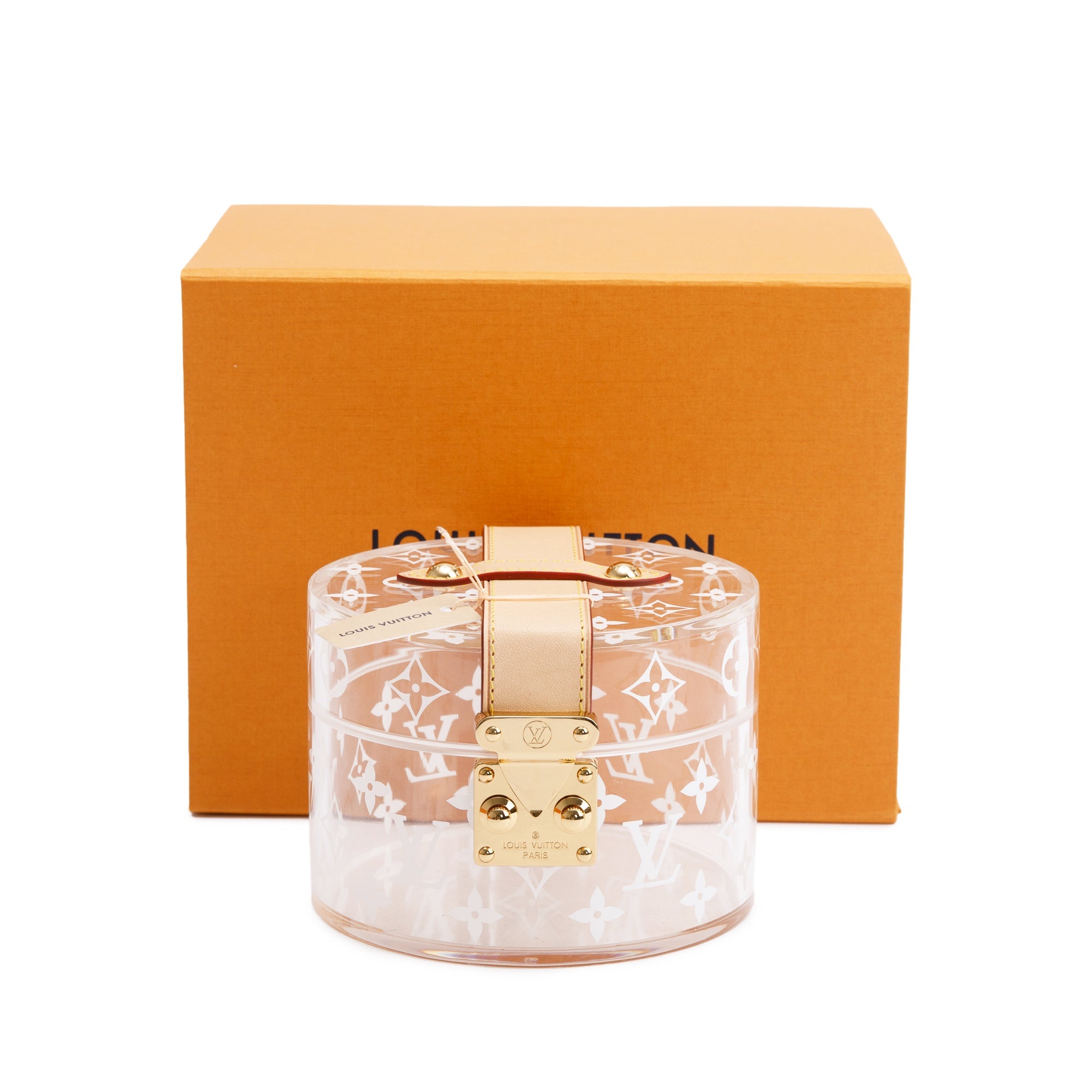 Louis Vuitton 2023 Transparent Plexiglass Scott Box w/ Box