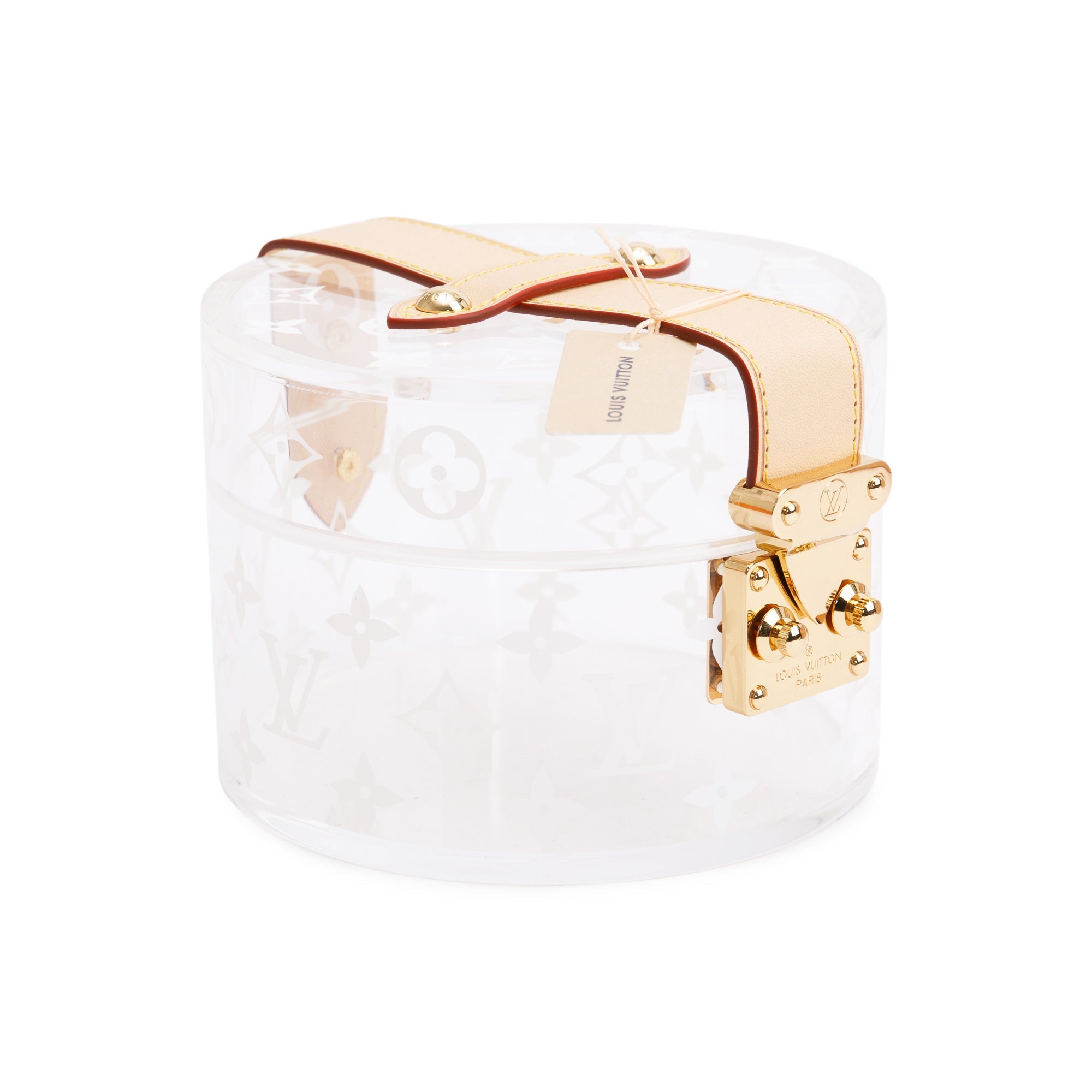 Louis Vuitton 2023 Transparent Plexiglass Scott Box w/ Box