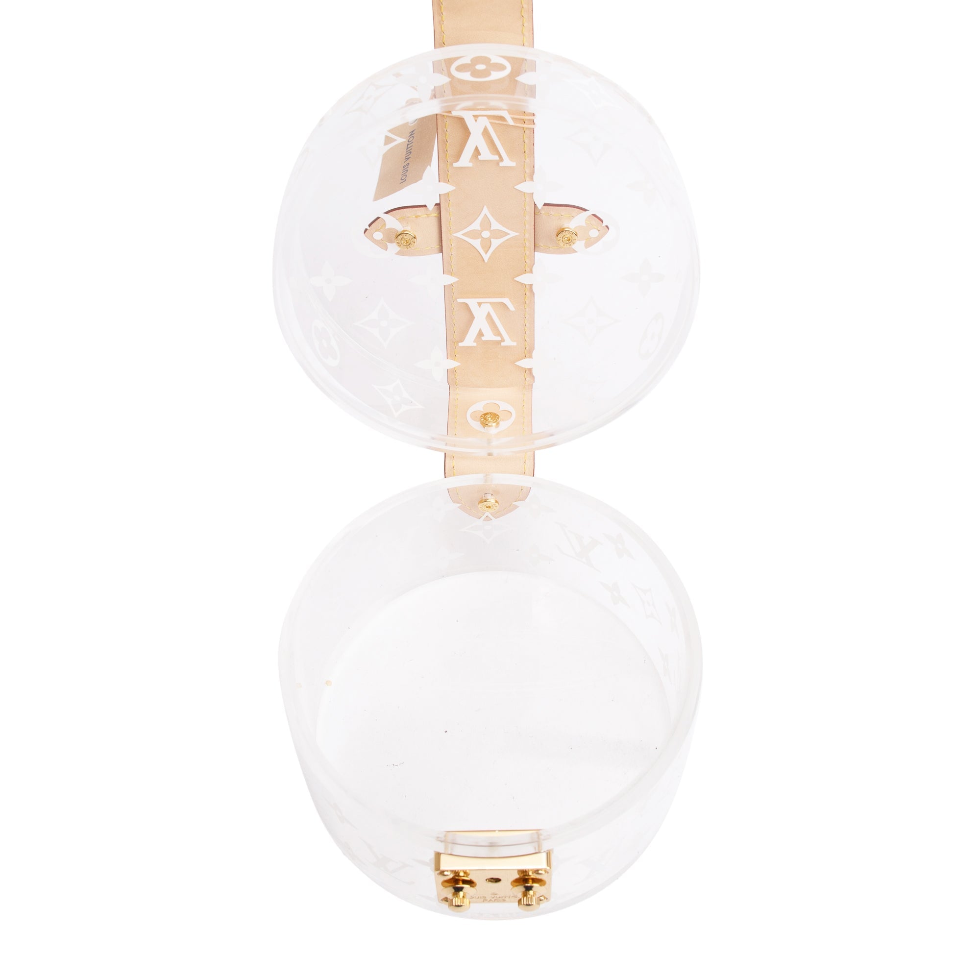 Louis Vuitton 2023 Transparent Plexiglass Scott Box w/ Box