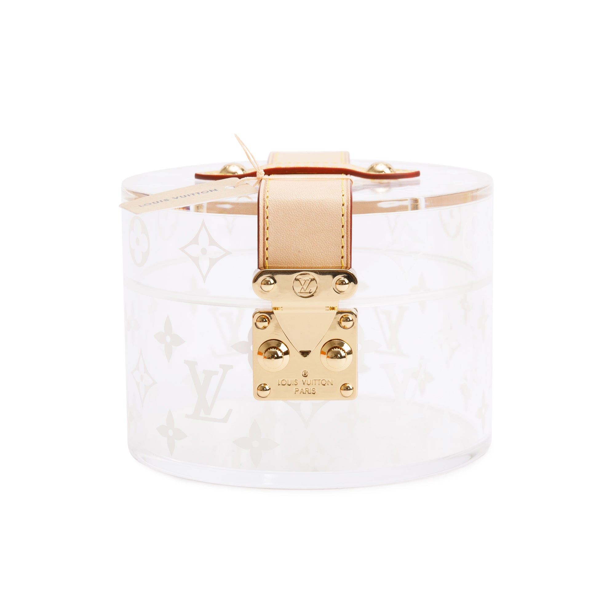Louis Vuitton 2023 Transparent Plexiglass Scott Box w/ Box