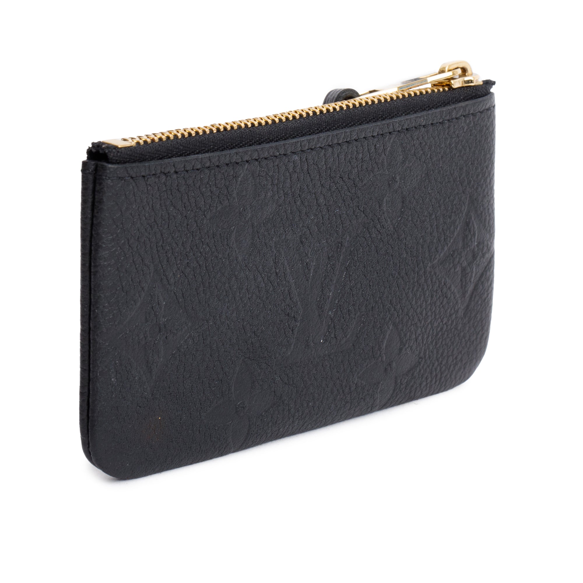 Louis Vuitton 2024 Black Monogram Empreinte Key Pouch