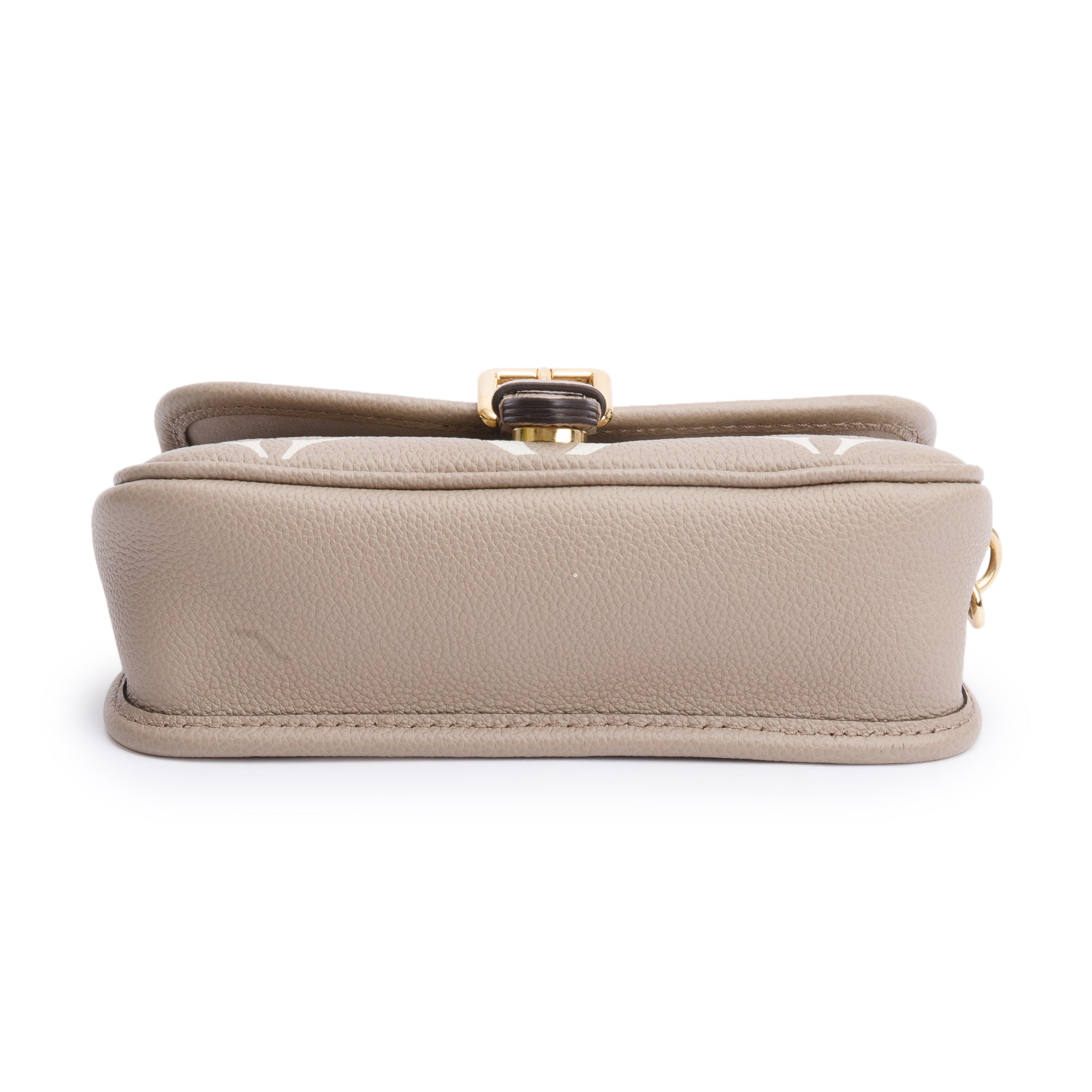 Louis Vuitton 2024 Torterelle Beige/Creme Bicolor Monogram Empreinte Leather Nano Diane w/ Straps, Box & Receipt