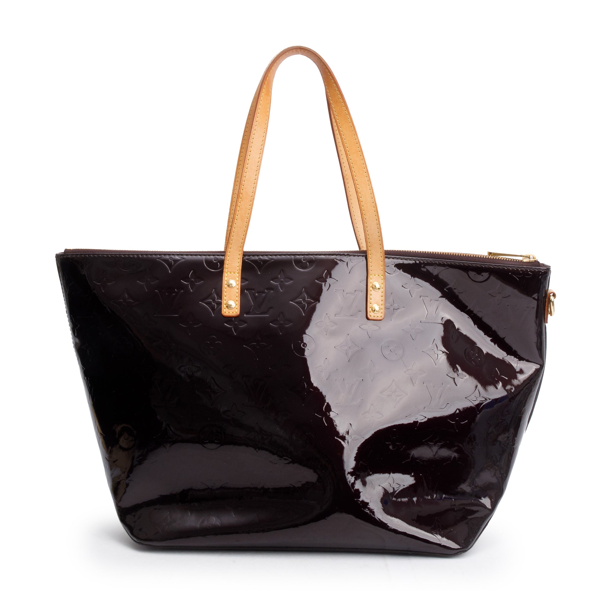 Louis Vuitton Amarante Monogram Vernis Bellevue GM