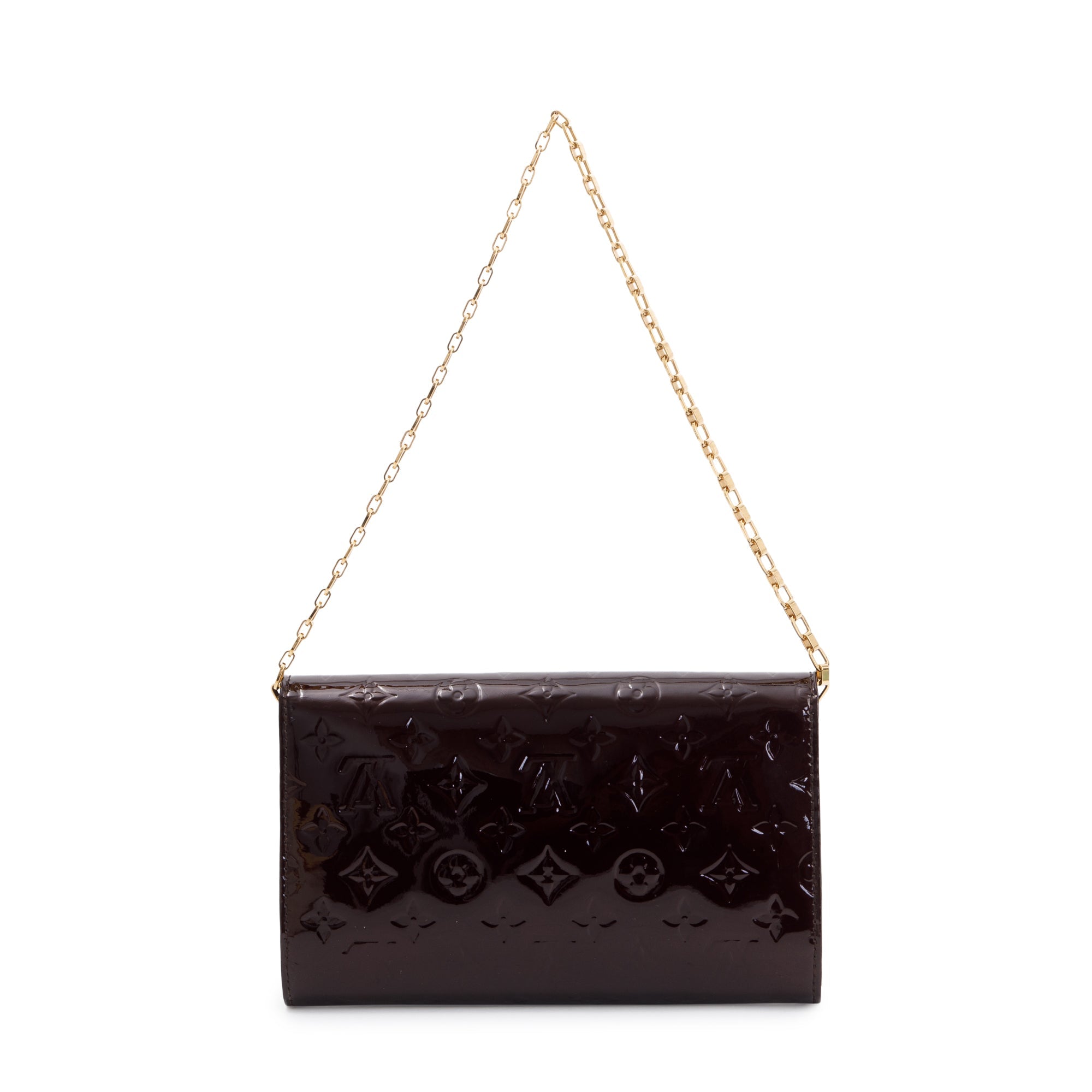 Louis Vuitton Amarante Monogram Vernis Leather Ana w/ Chain & Strap