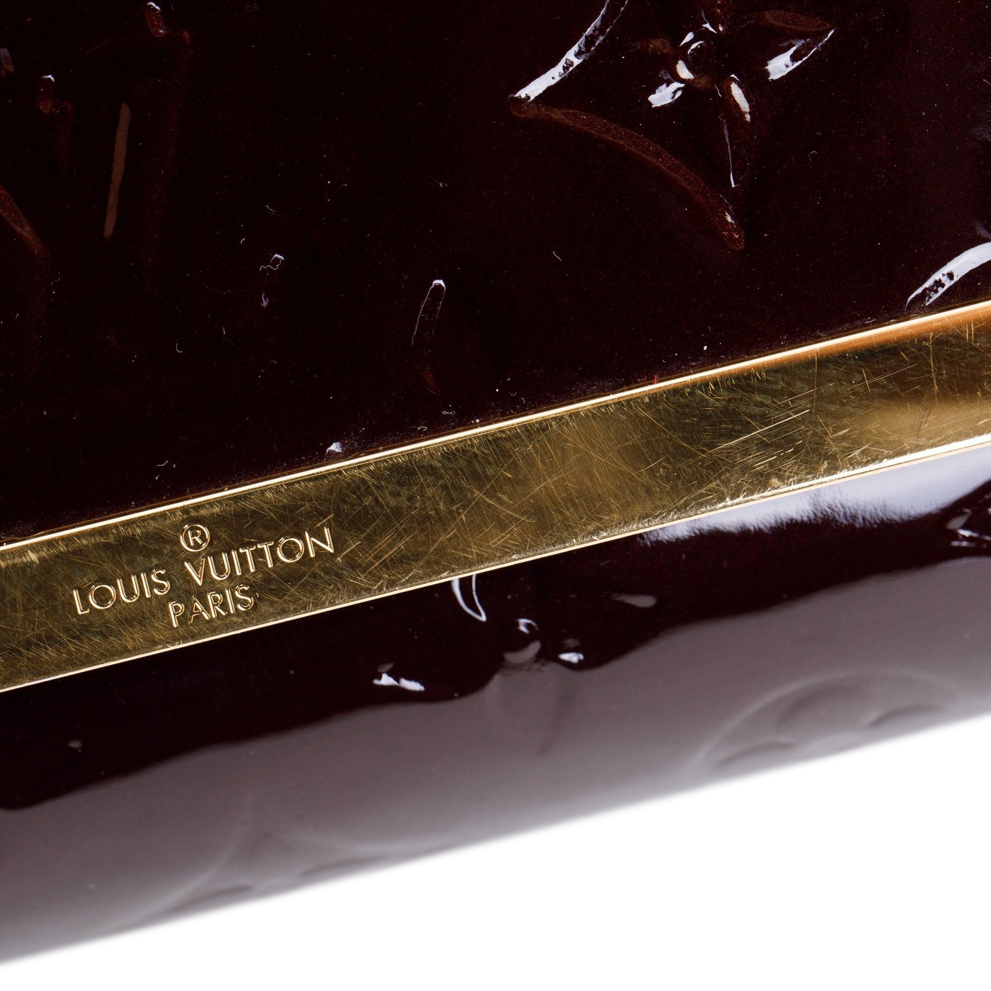 Louis Vuitton Amarante Monogram Vernis Leather Ana w/ Chain & Strap