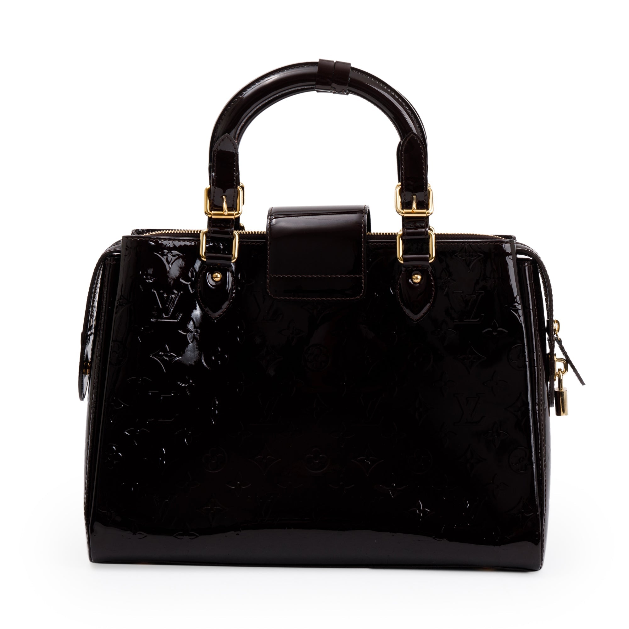 Louis Vuitton Amarante Monogram Vernis Melrose Avenue Handle Bag