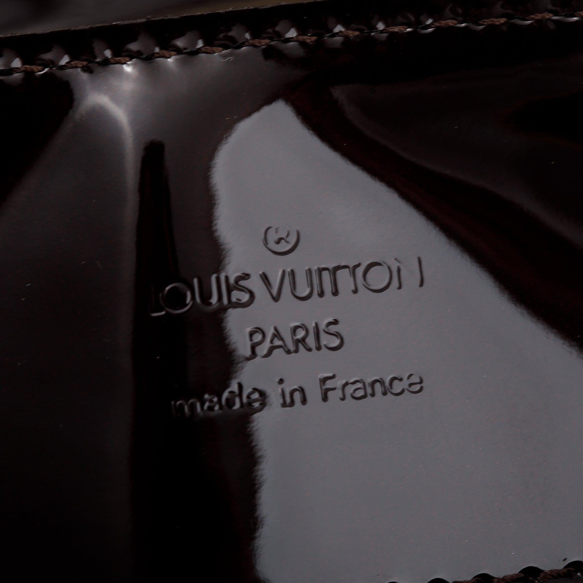 Louis Vuitton Amarante Monogram Vernis Melrose Avenue Handle Bag