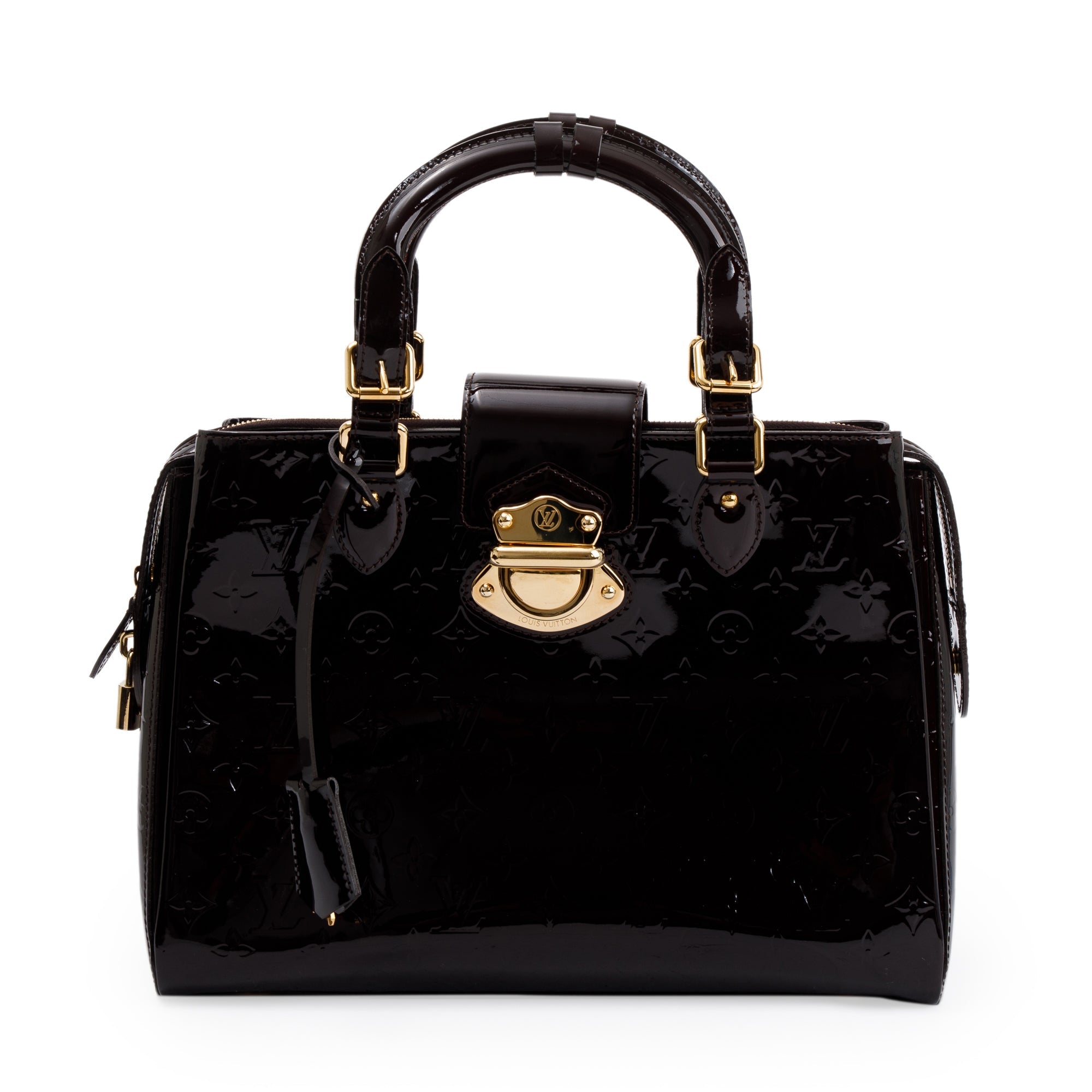 Louis Vuitton Amarante Monogram Vernis Melrose Avenue Handle Bag