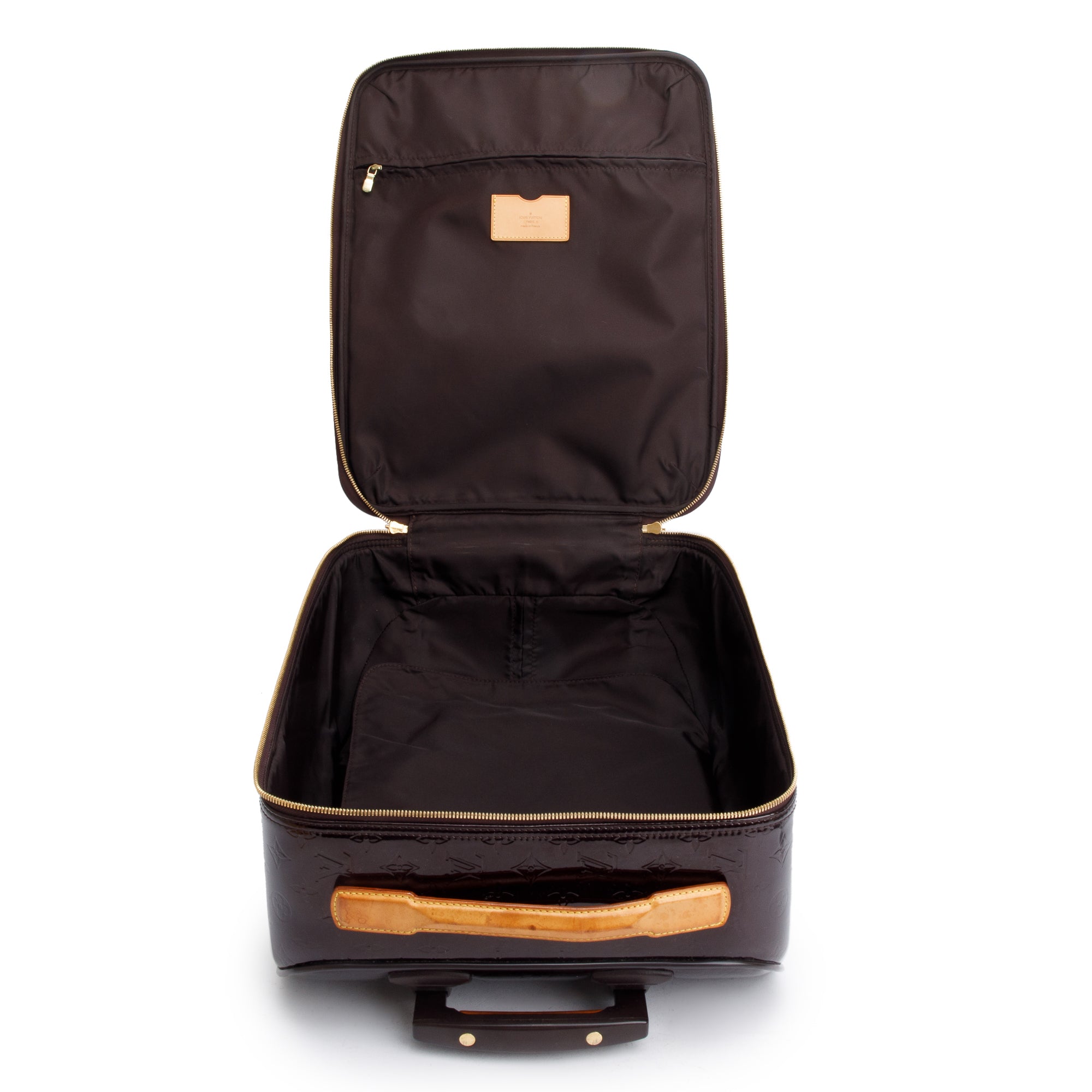 Louis Vuitton Amarante Monogram Vernis Pegase 50