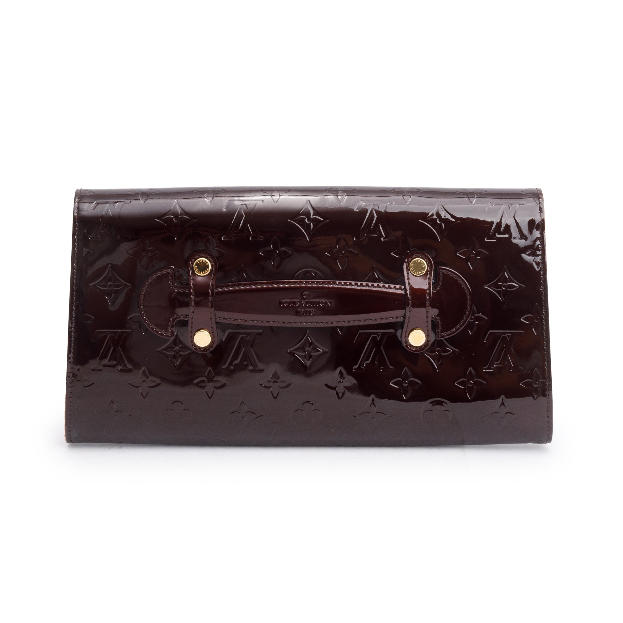 Louis Vuitton Amarante Monogram Vernis Robertson Clutch