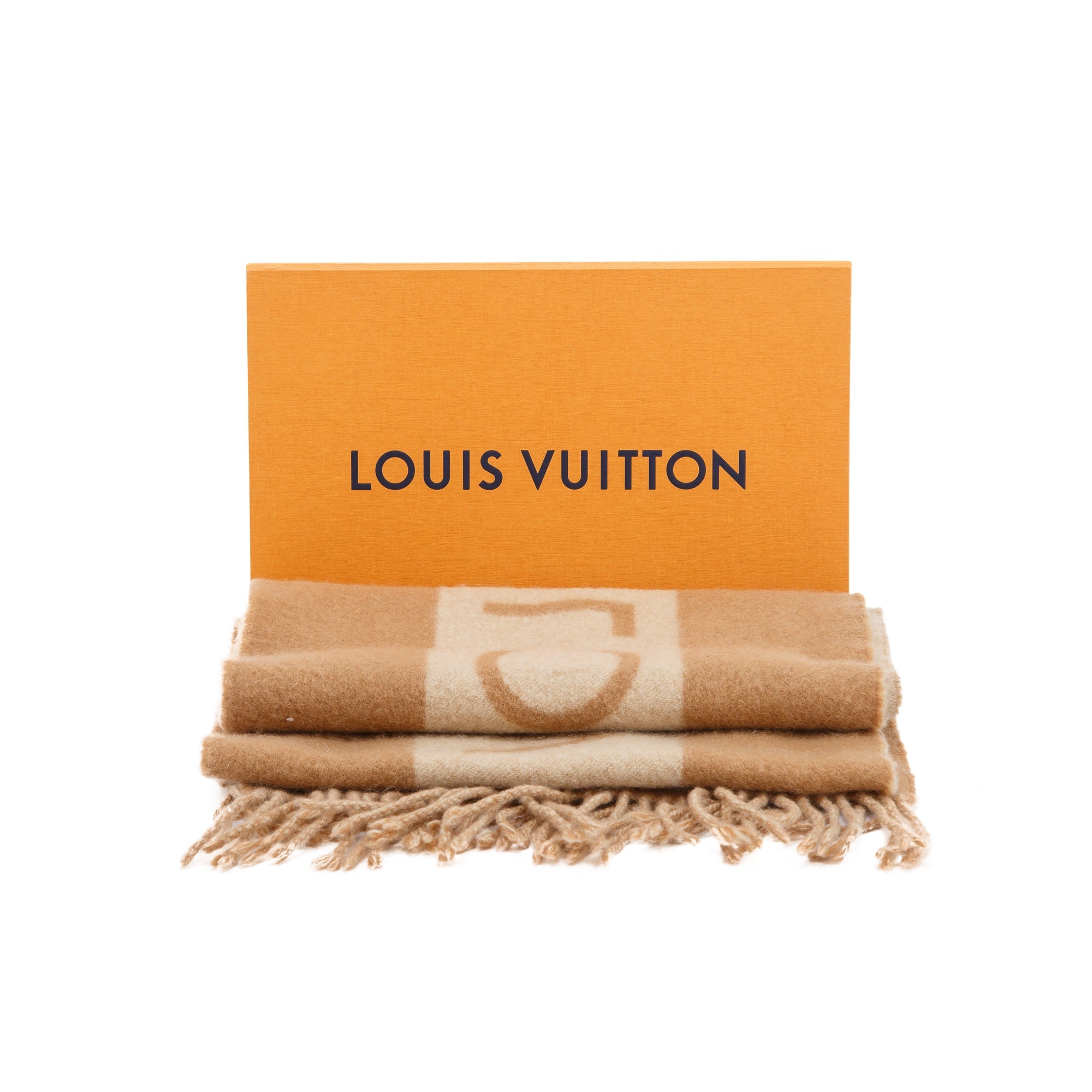 Louis Vuitton Baroda Cashmere Scarf w/ Box