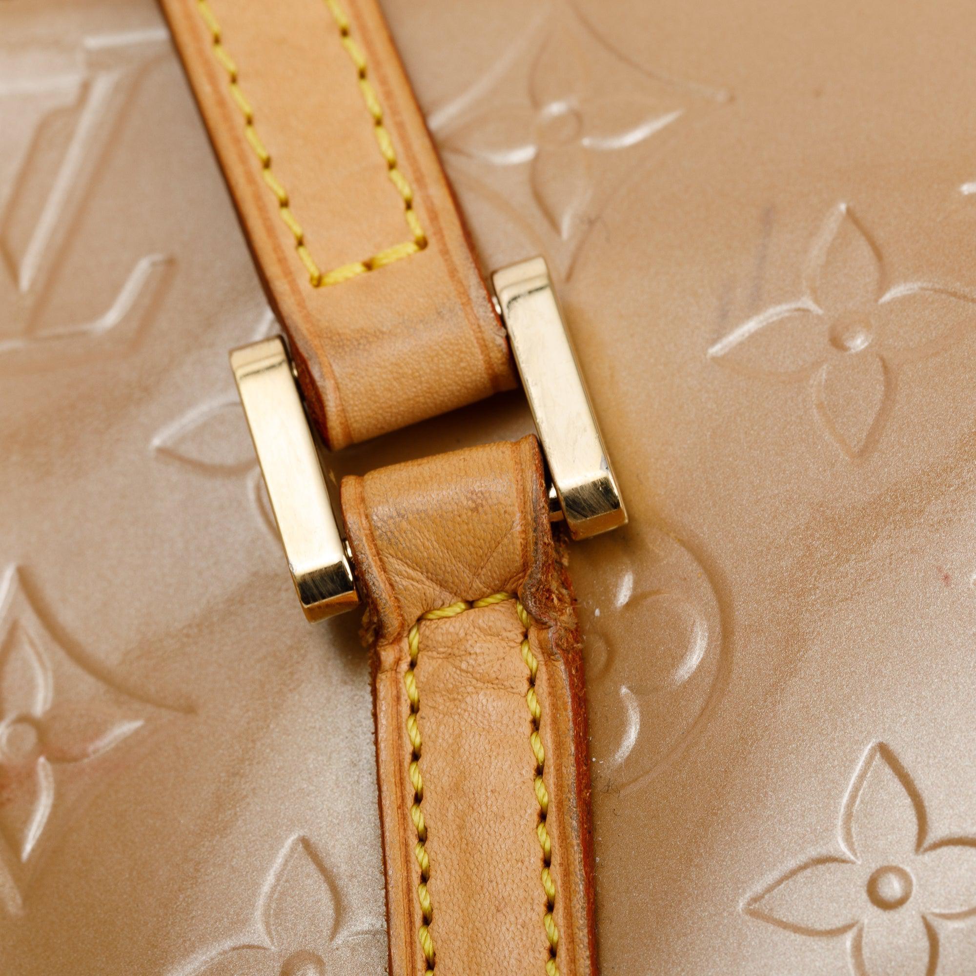 Louis Vuitton Beige Monogram Vernis Bedford Bag