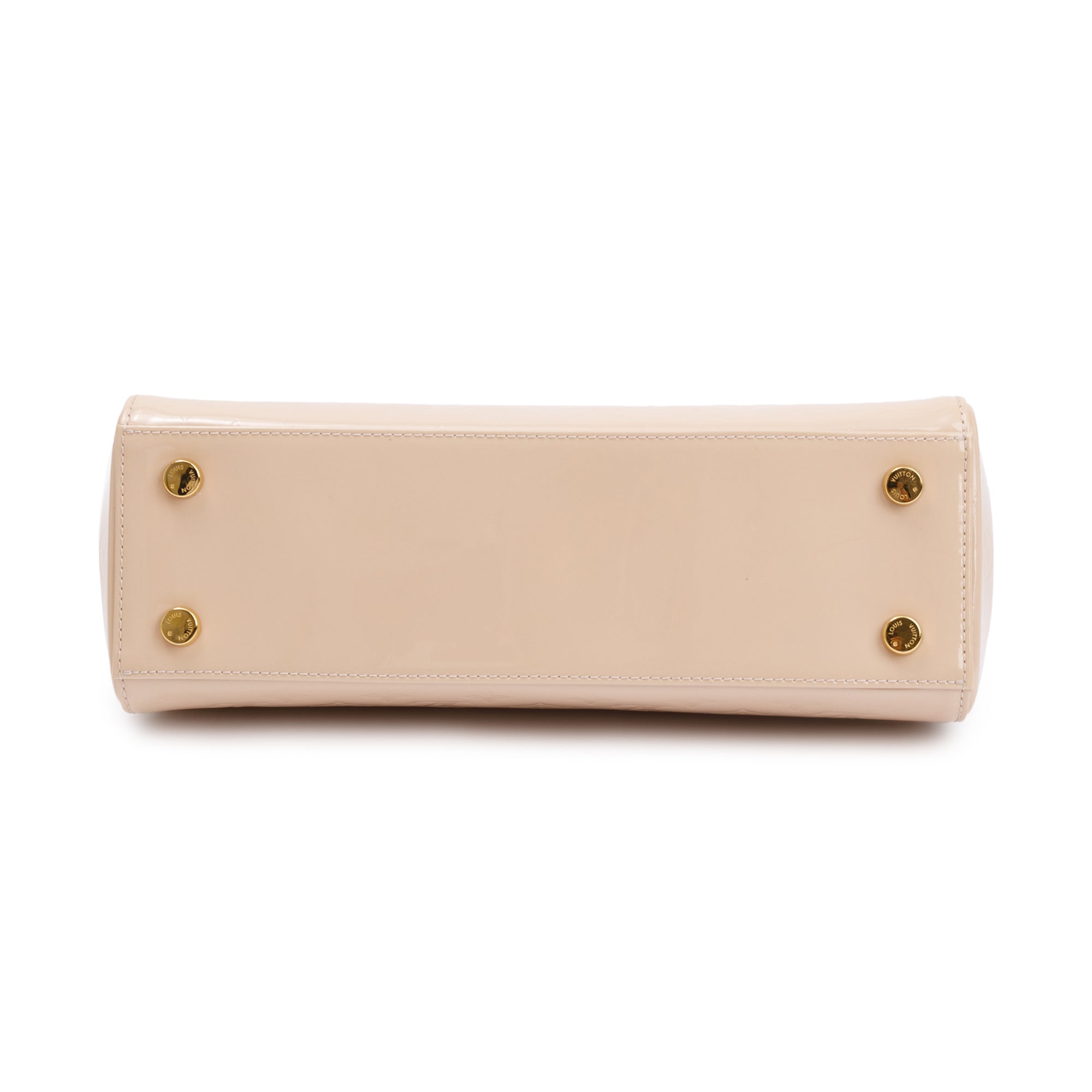 Louis Vuitton Beige Monogram Vernis Brea MM w/ Strap