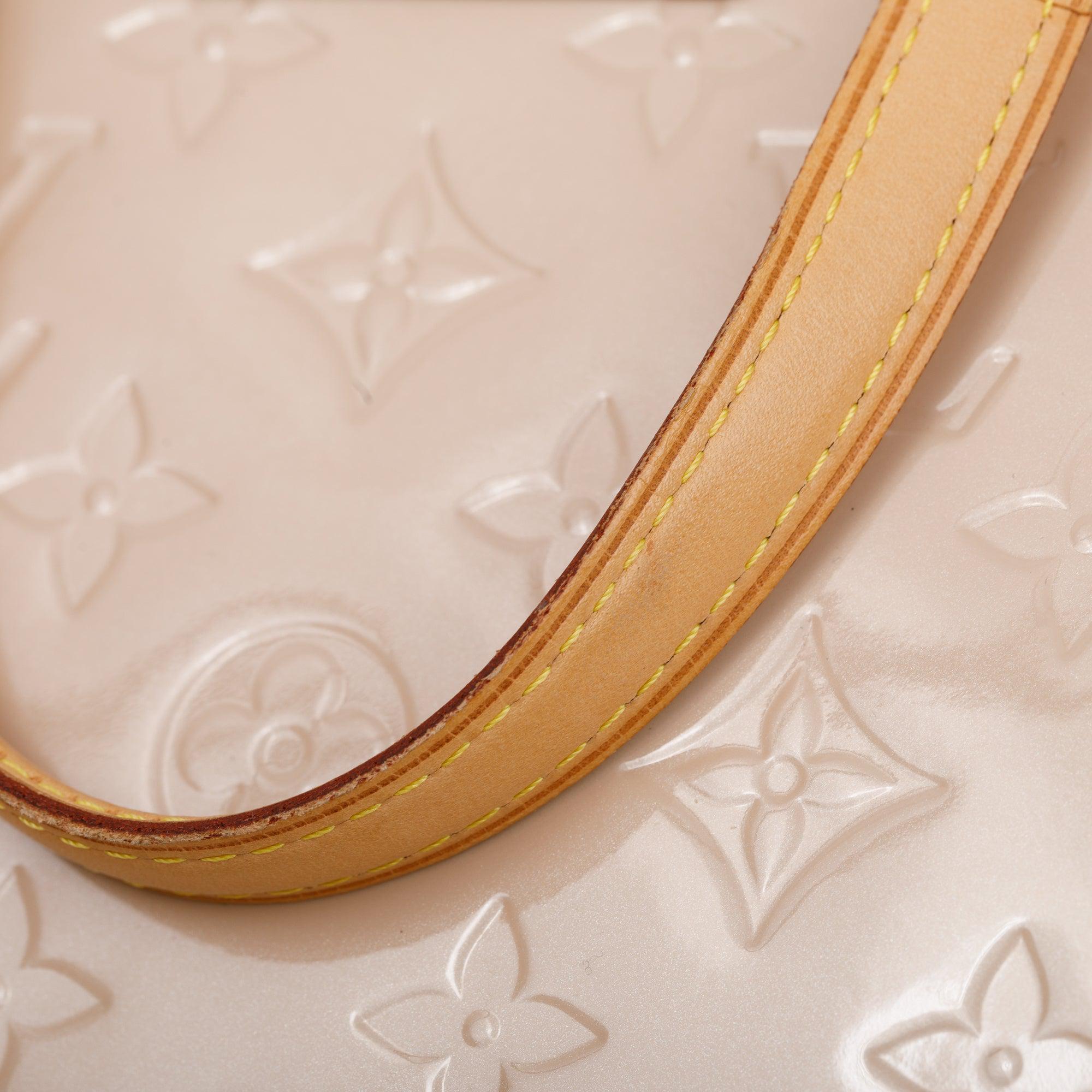 Louis Vuitton Beige Monogram Vernis Brea MM w/ Strap