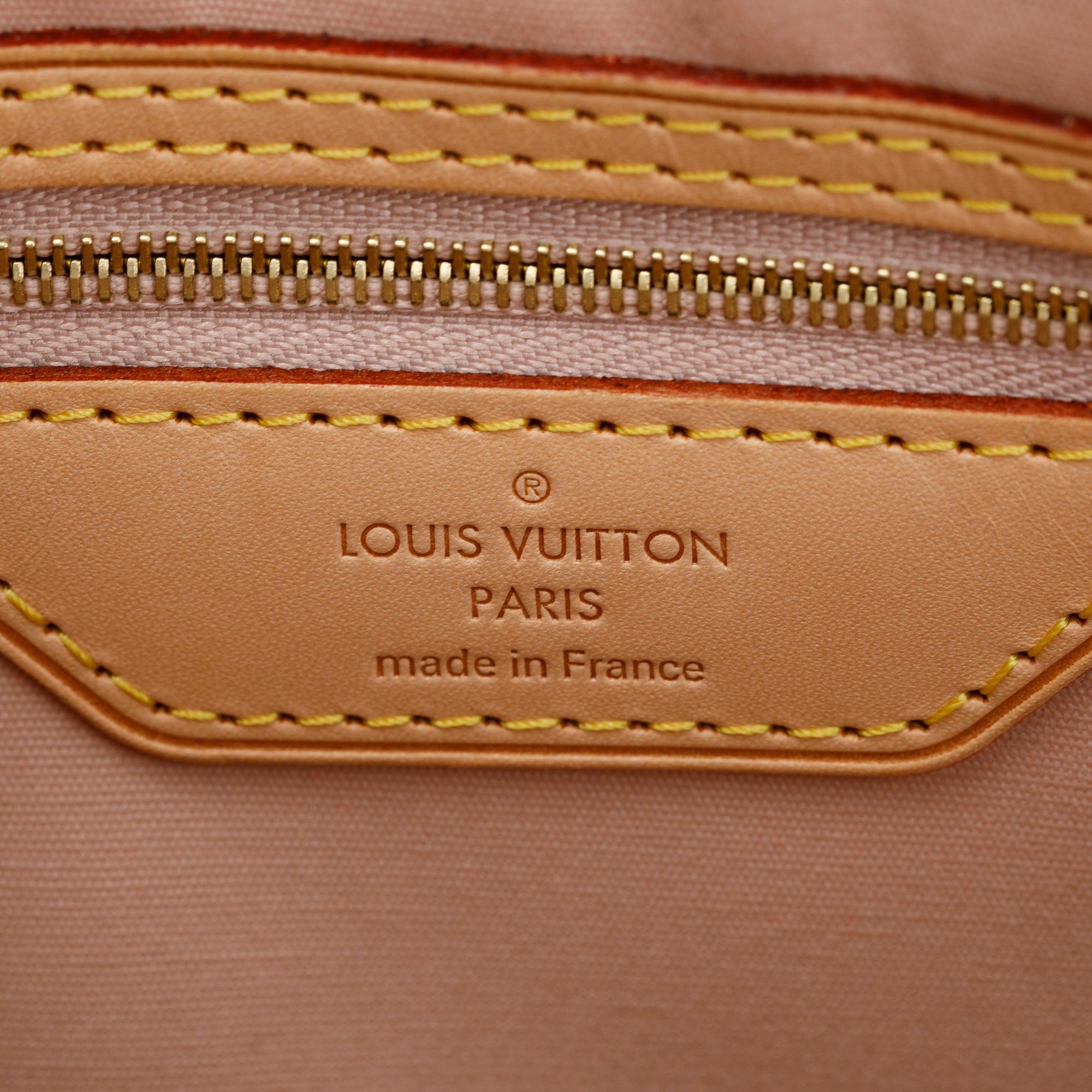 Louis Vuitton Beige Monogram Vernis Brea MM w/ Strap