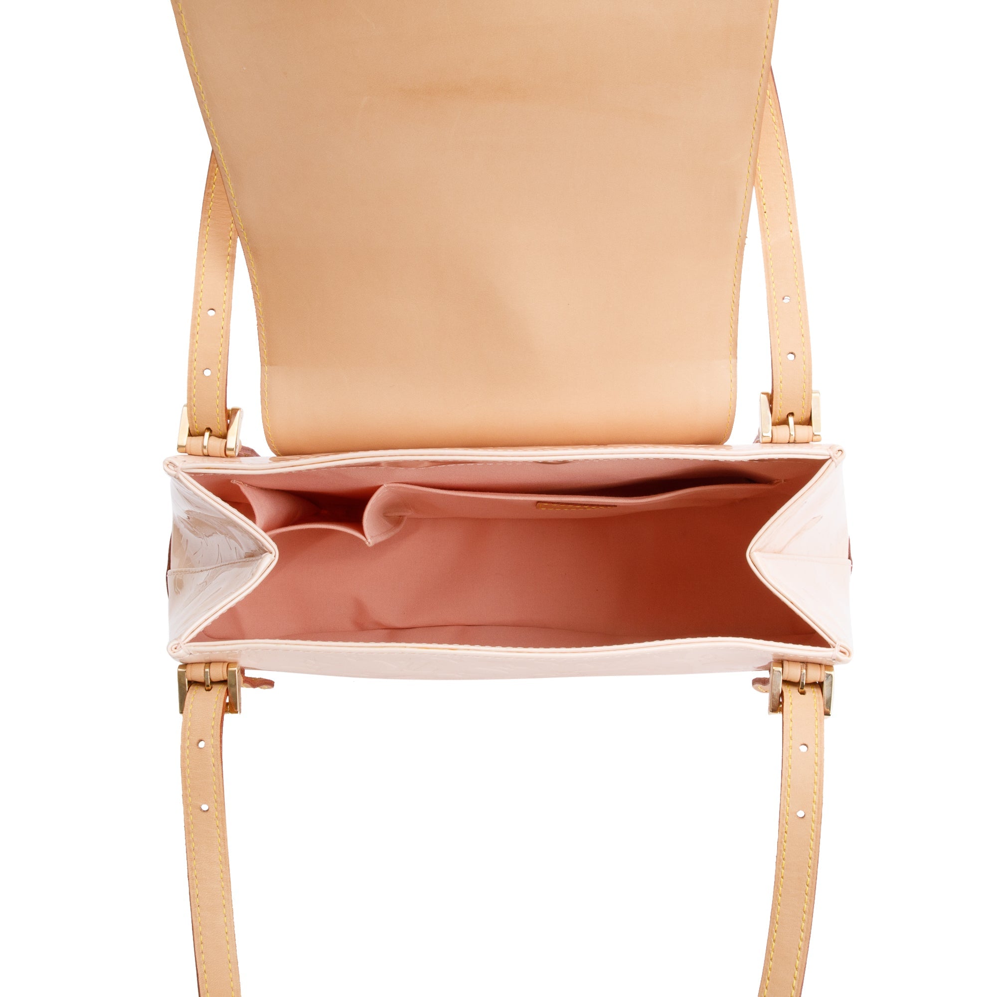 Louis Vuitton Beige Vernis Leather Biscayne Bay Bag