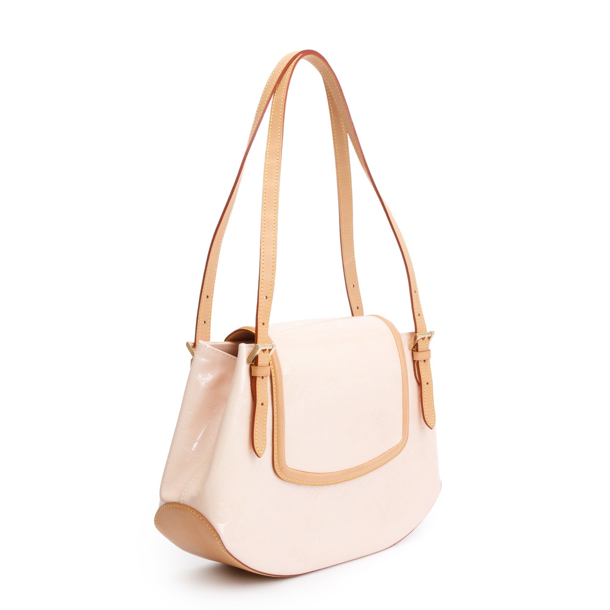 Louis Vuitton Beige Vernis Leather Biscayne Bay Bag