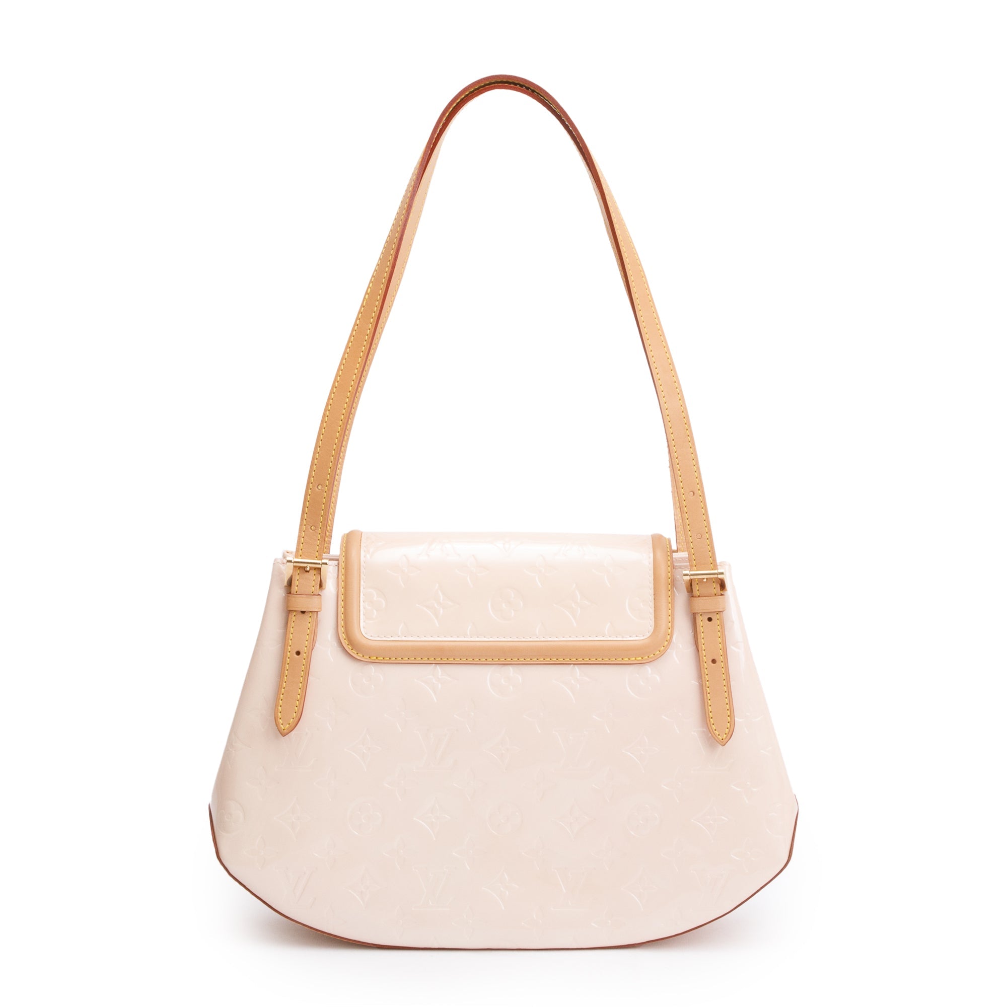Louis Vuitton Beige Vernis Leather Biscayne Bay Bag