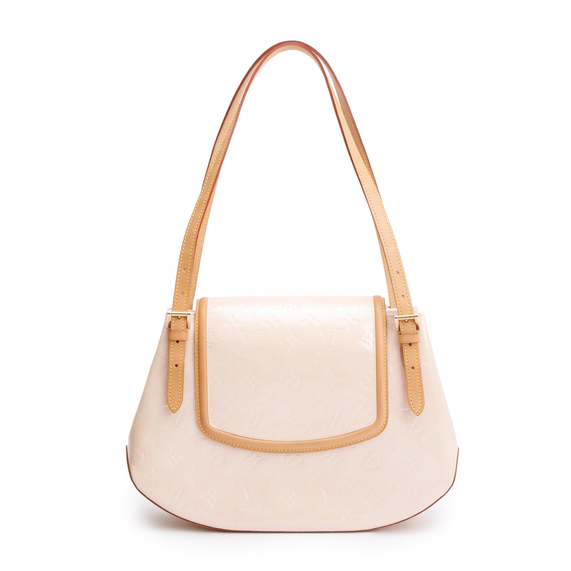 Louis Vuitton Beige Vernis Leather Biscayne Bay Bag