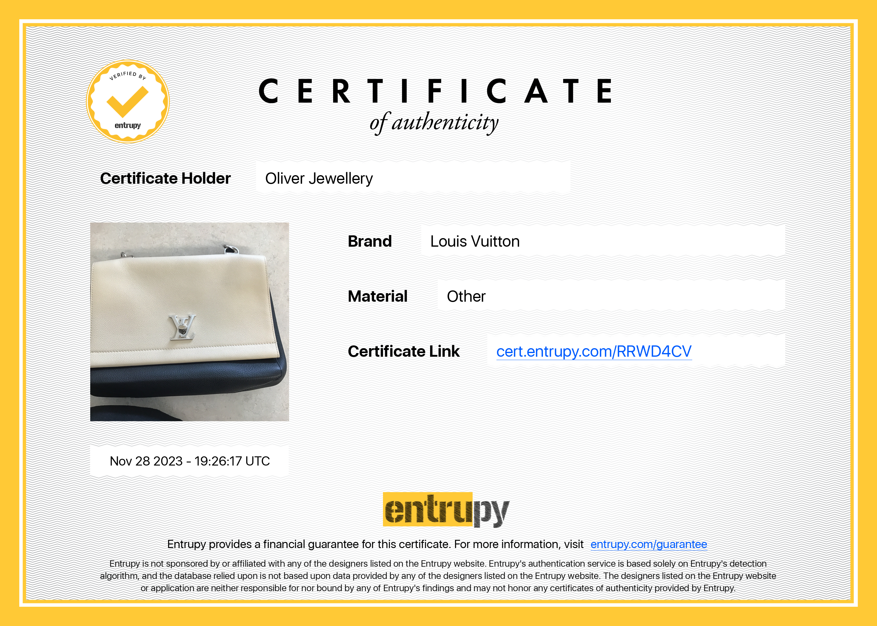 Louis Vuitton Beige/Black Taurillon Leather Lockme II Top Handle Bag