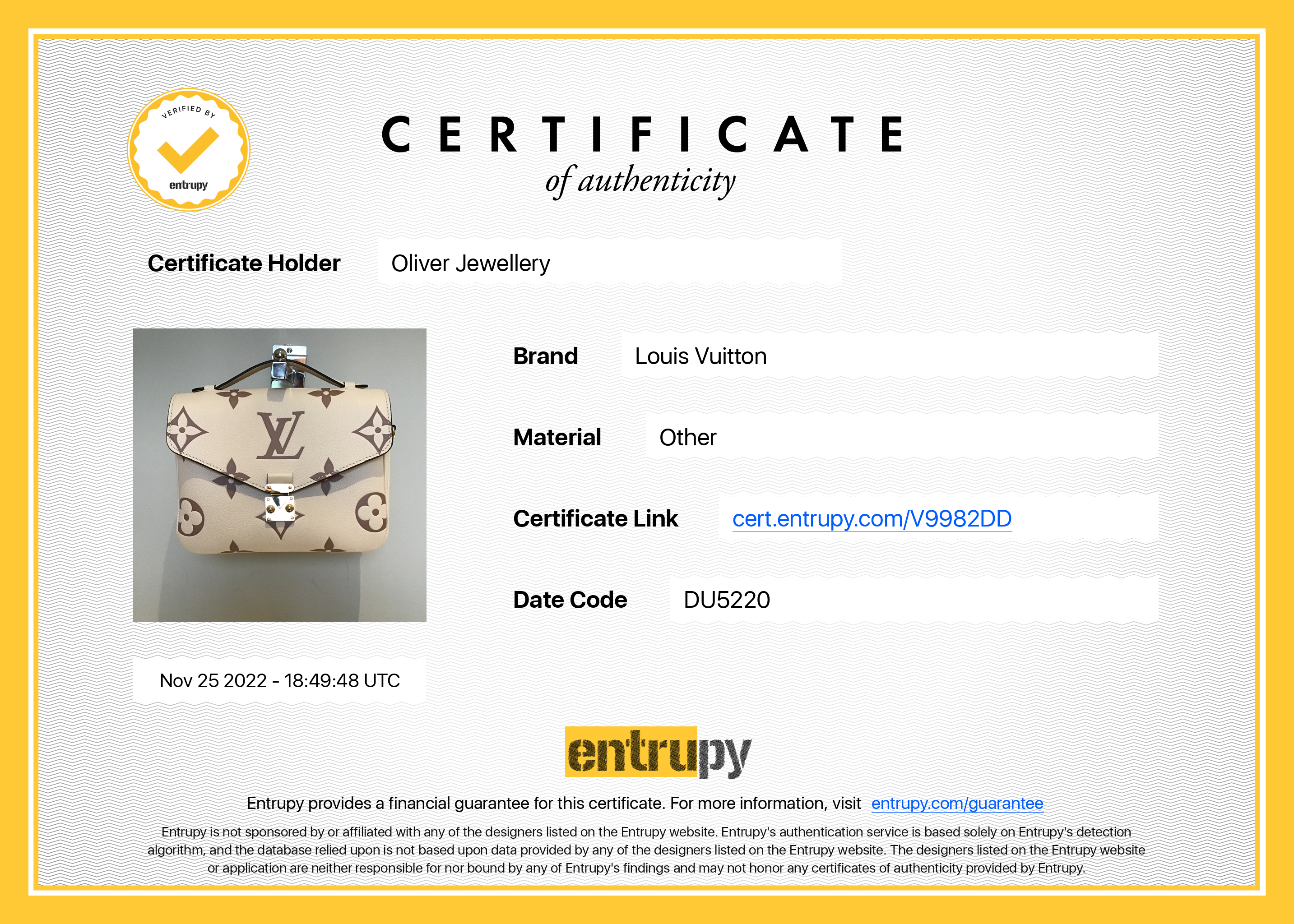 Louis Vuitton Bicolor Monogram Empreinte Pochette Metis w/ Box