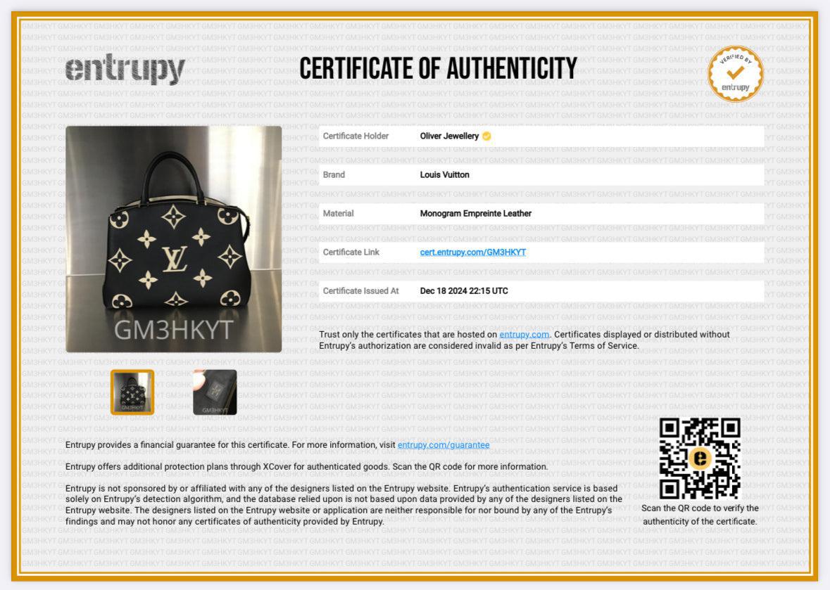 Louis Vuitton Bicolor Monogram Giant Empreinte Grand Palais w/ Strap