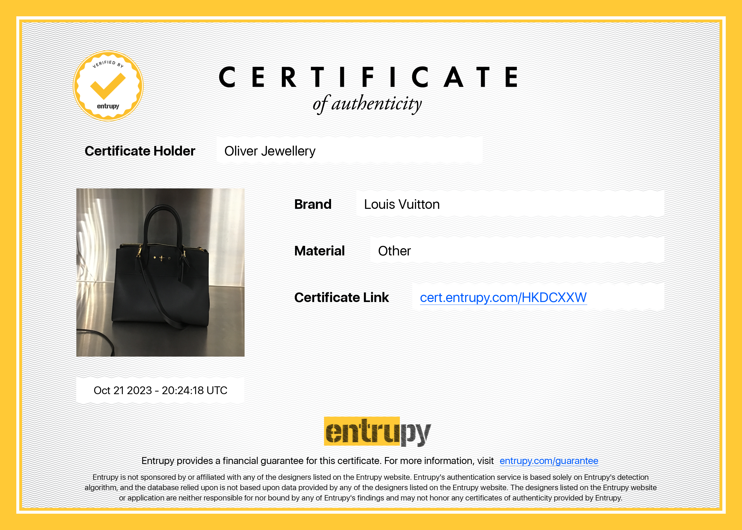 Louis Vuitton Black Calfskin Leather City Steamer MM w/ Strap